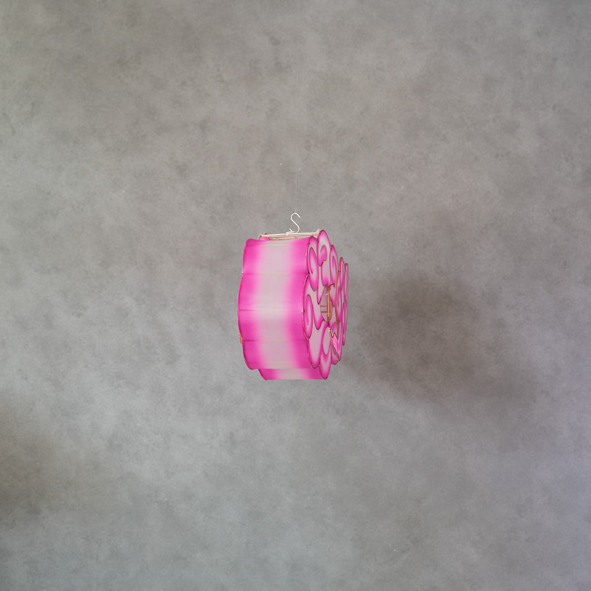 Bamboo Cloud Lantern　Pink