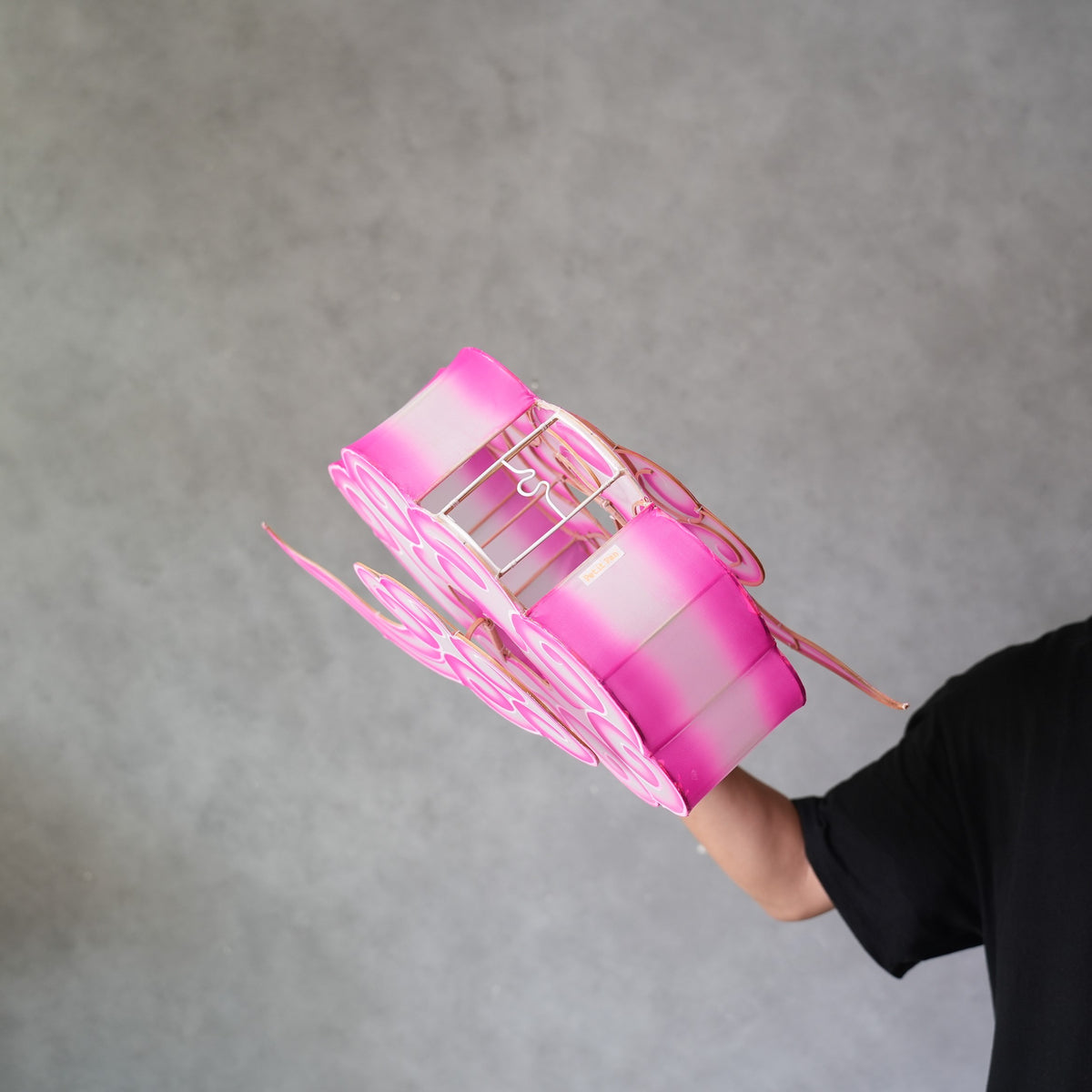 Bamboo Cloud Lantern　Pink