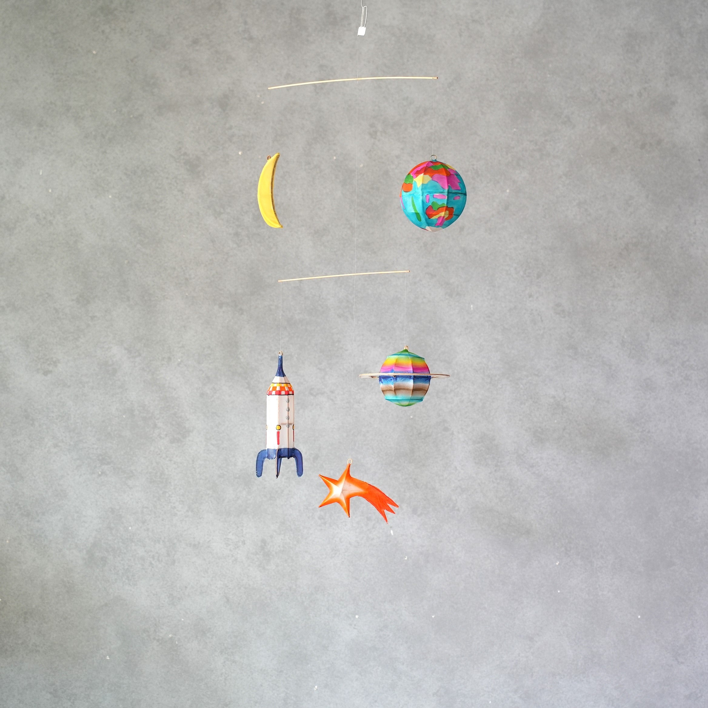 Bamboo Planets Mobile