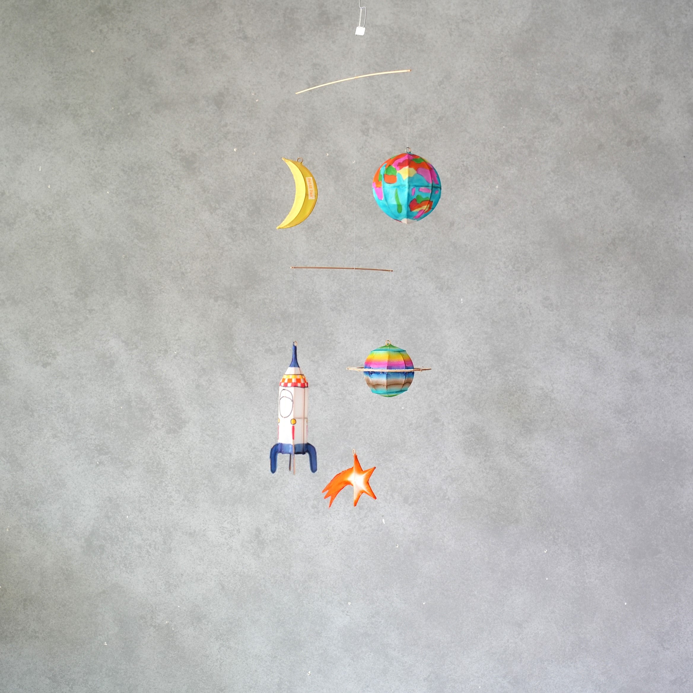 Bamboo Planets Mobile