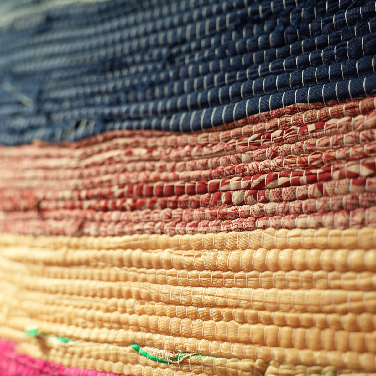 SCRAP FABRIC RUG A