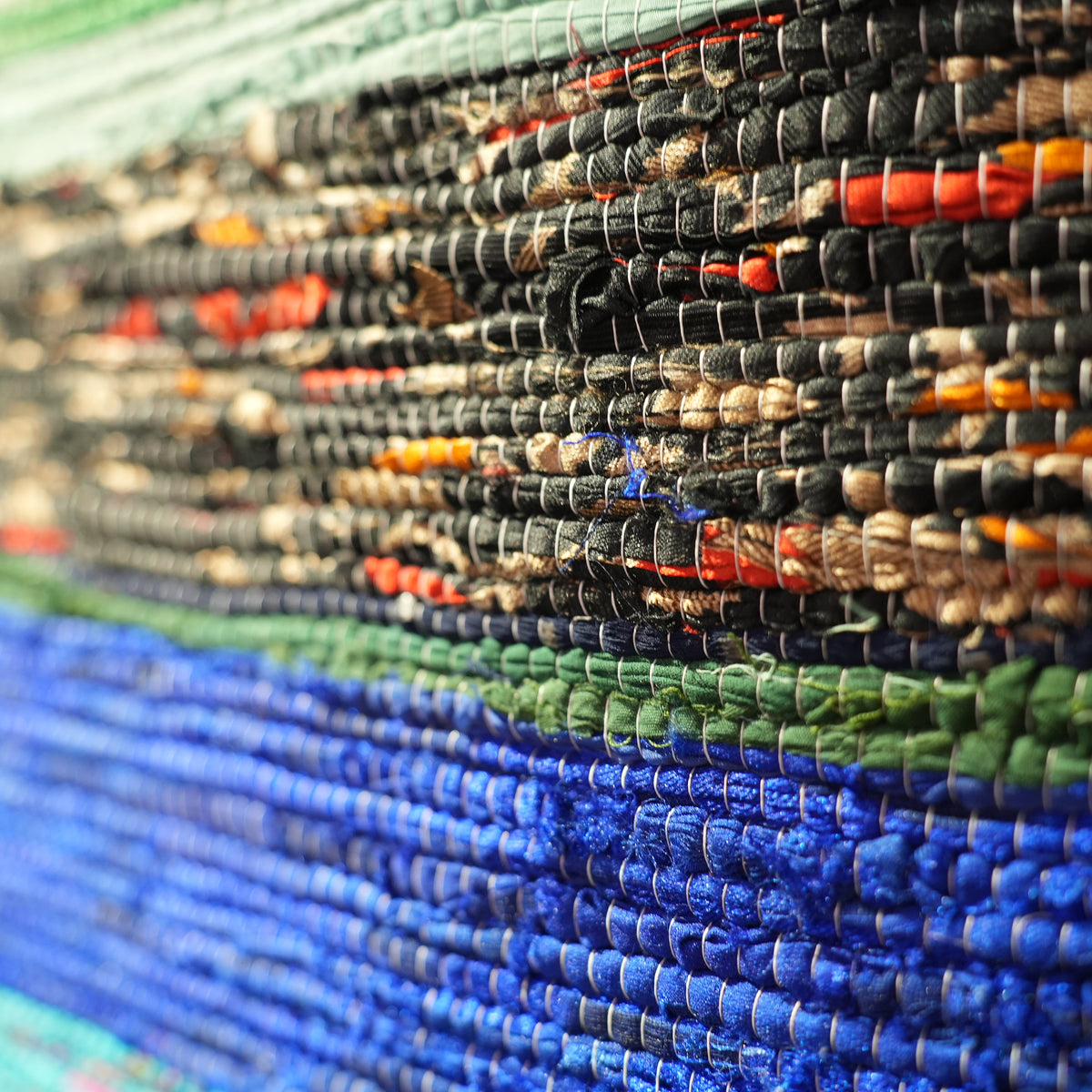 SCRAP FABRIC RUG A