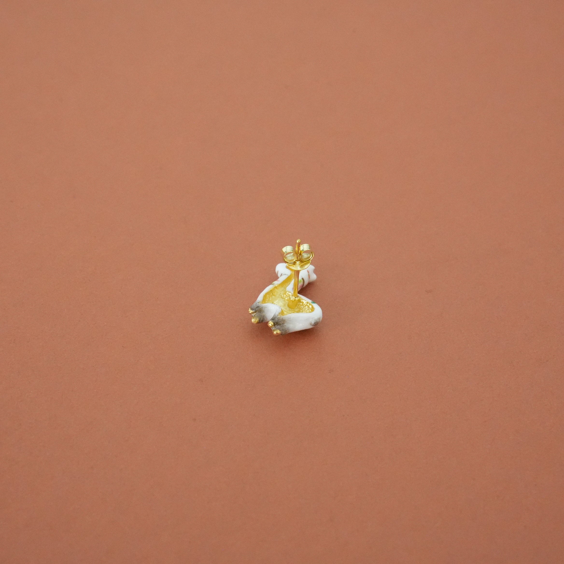 ENAMEL EARRING