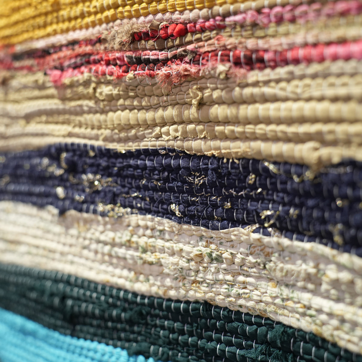 SCRAP FABRIC RUG A
