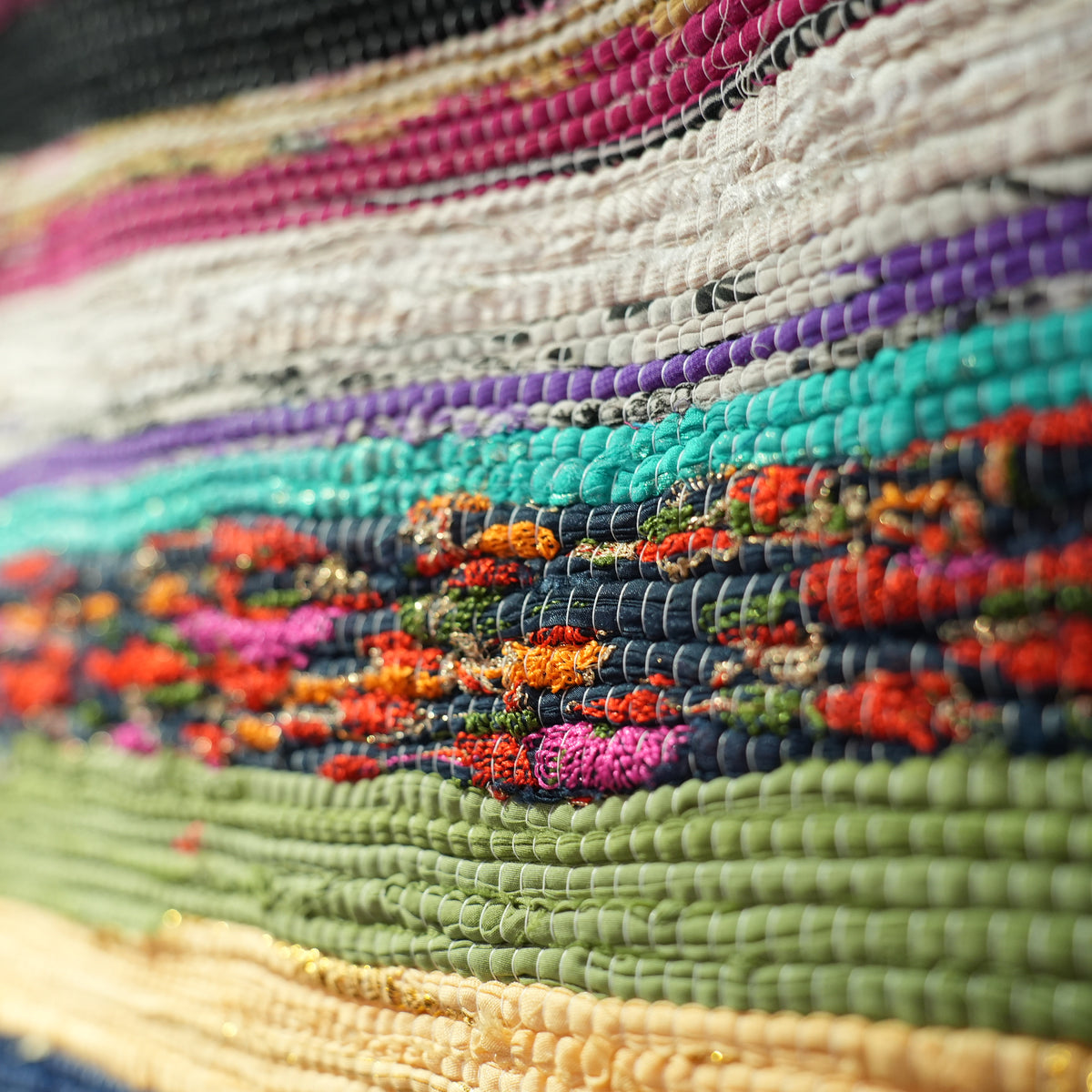 SCRAP FABRIC RUG B