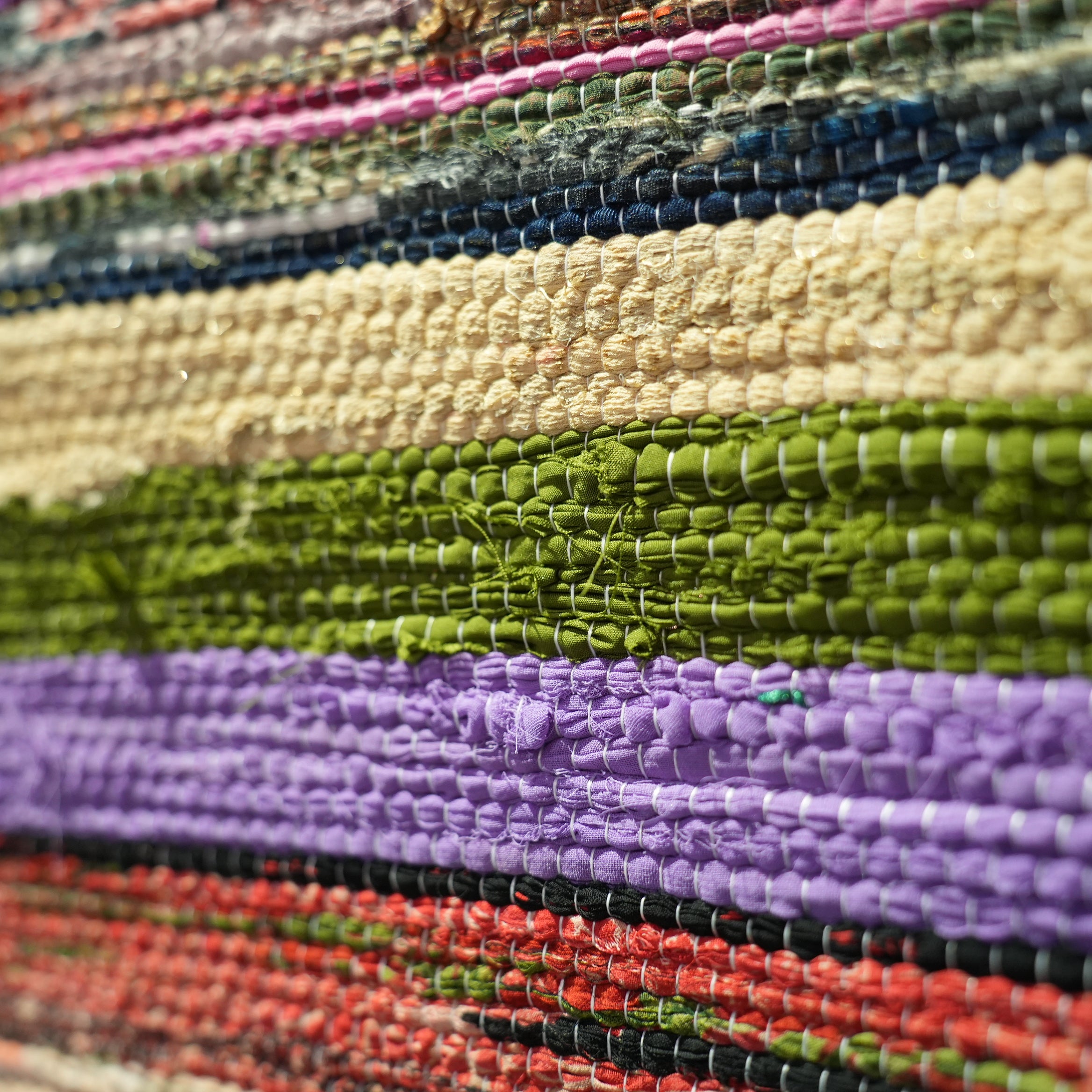 SCRAP FABRIC RUG C
