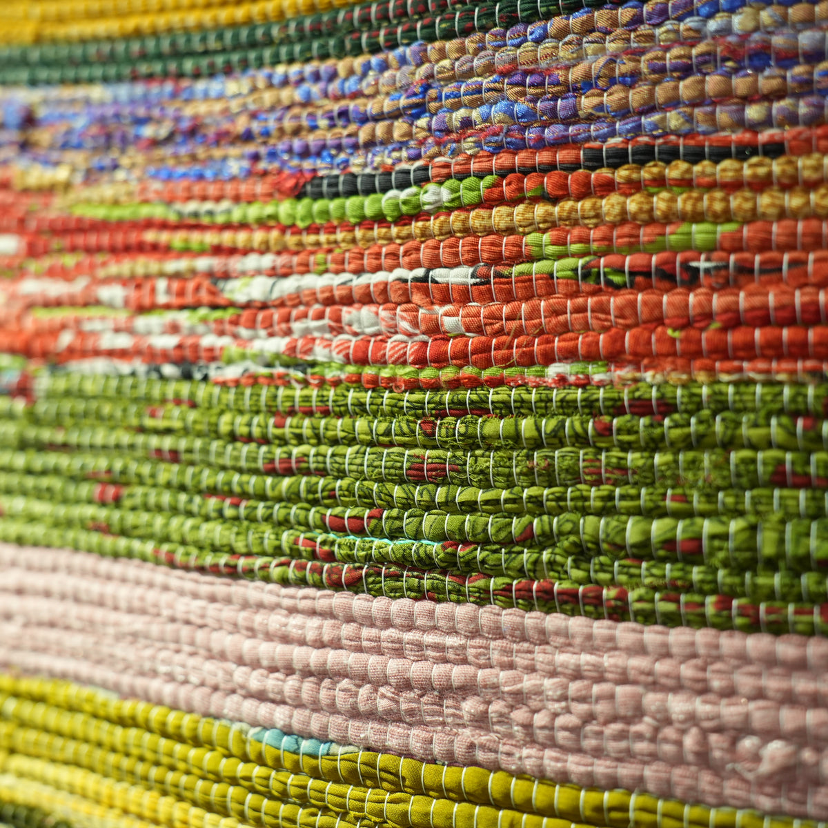 SCRAP FABRIC RUG D