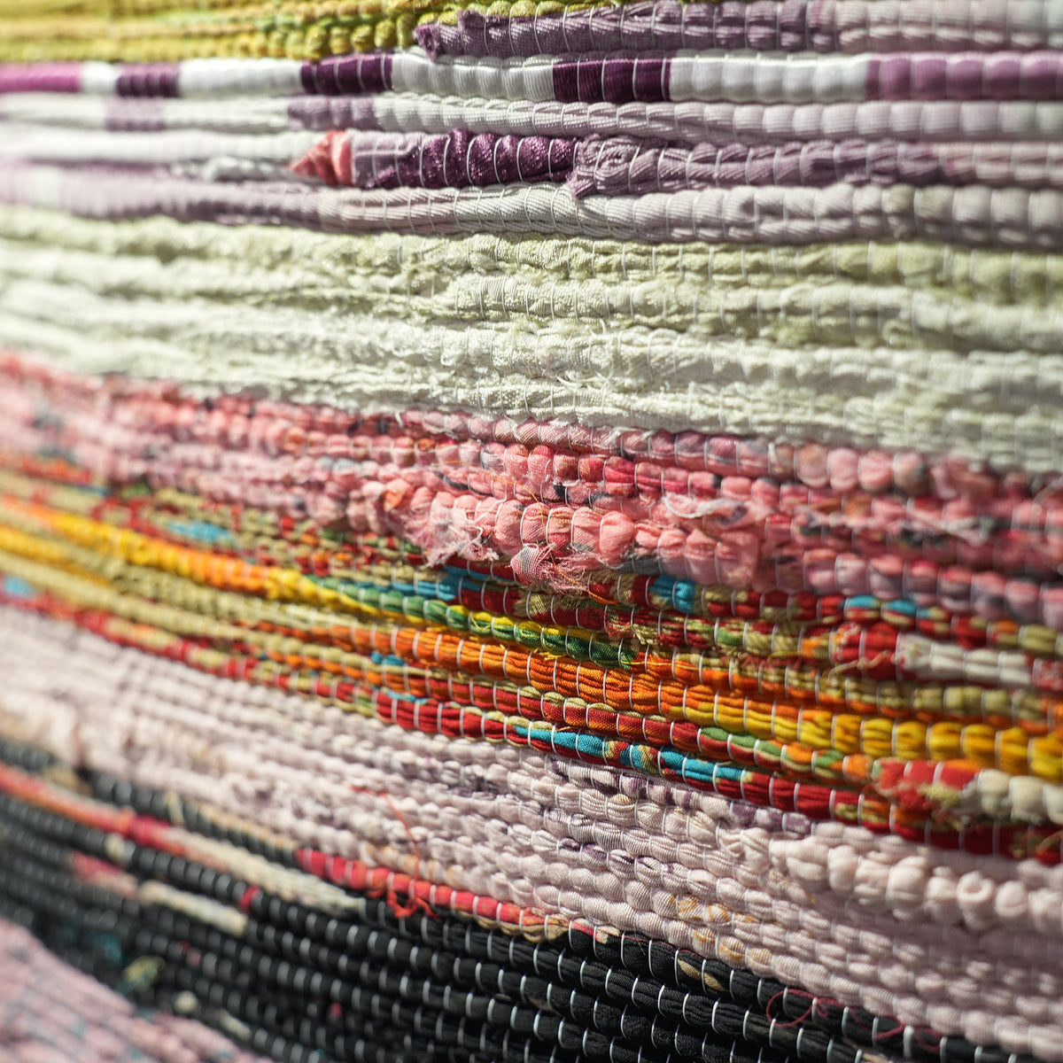 SCRAP FABRIC RUG D