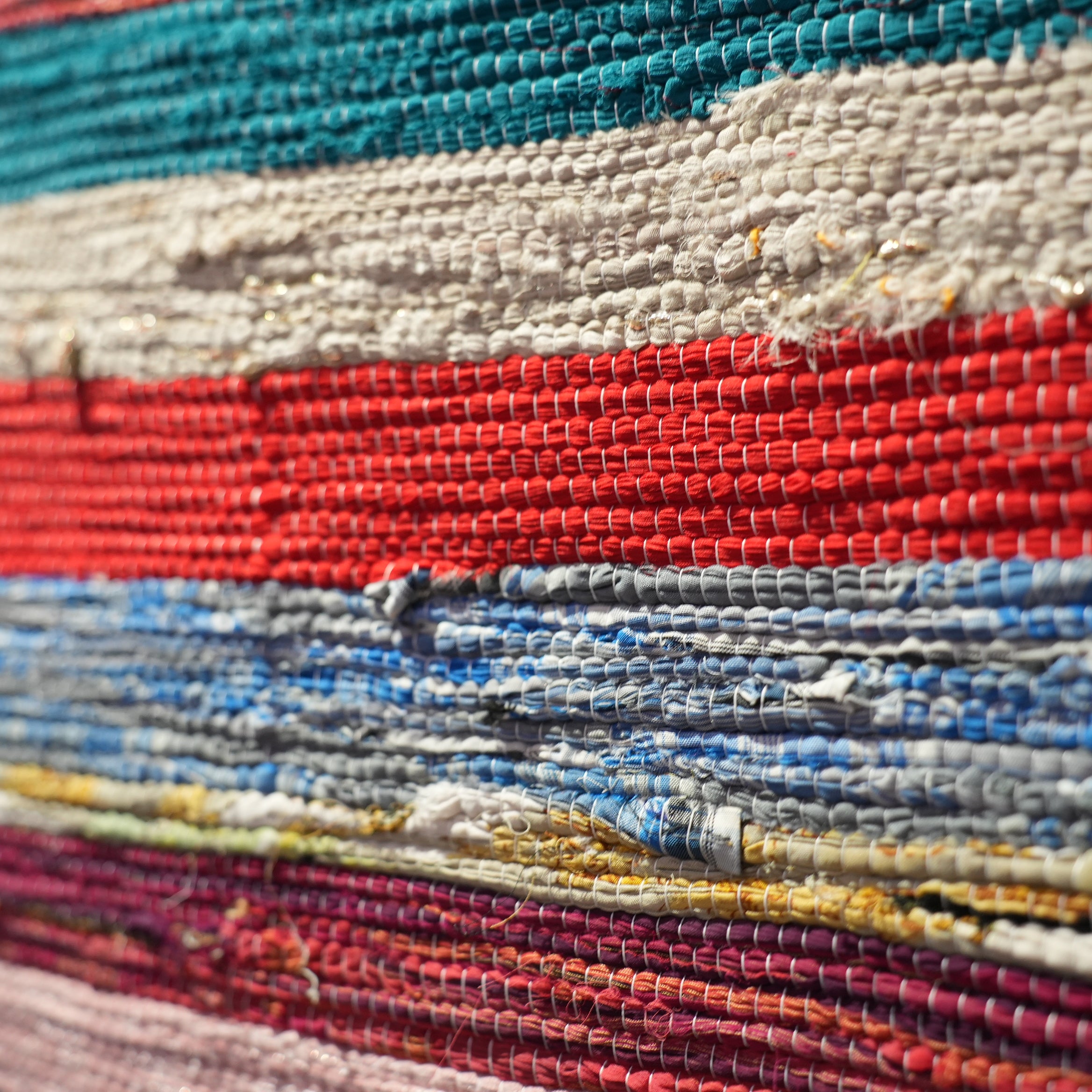 SCRAP FABRIC RUG D