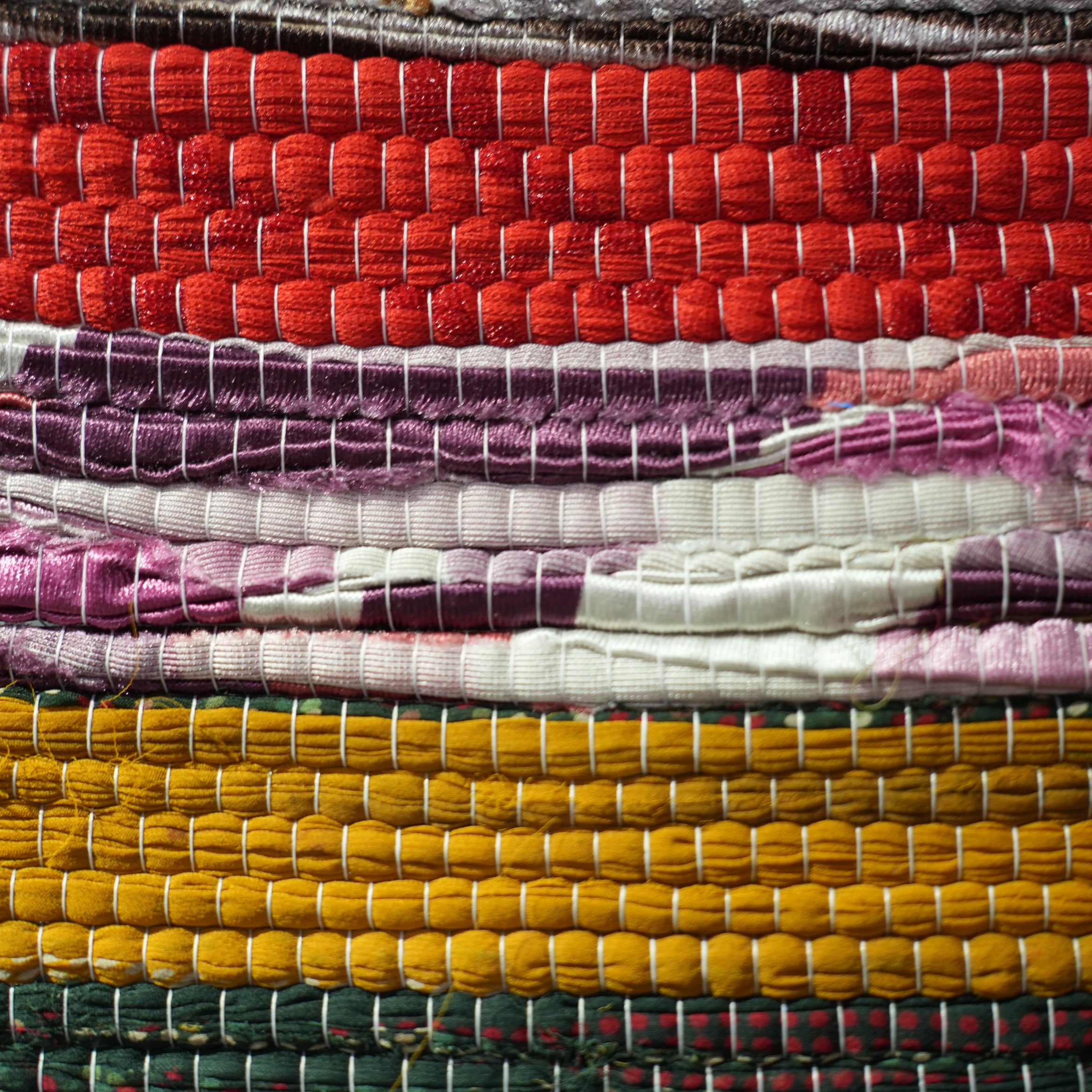 SCRAP FABRIC RUG D