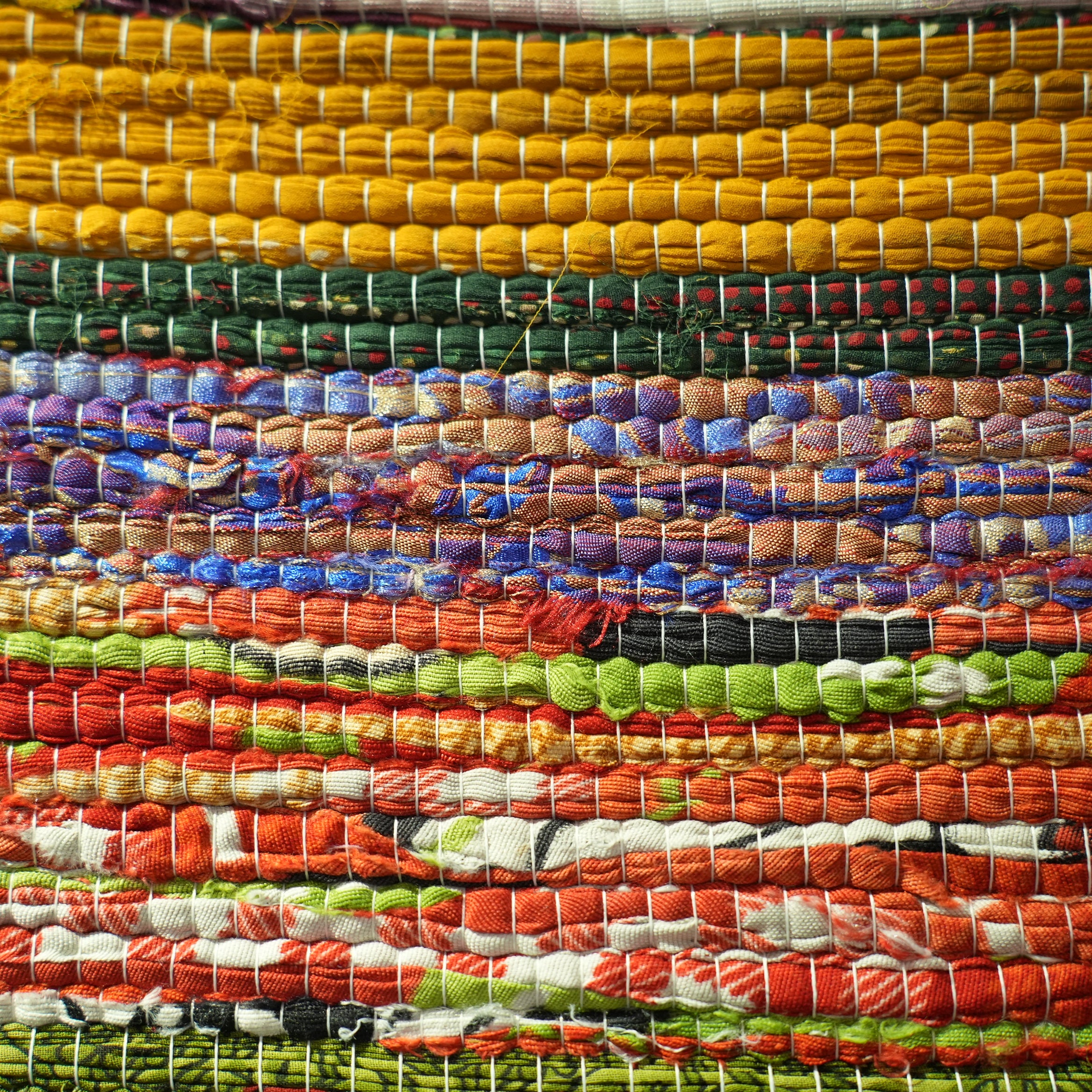 SCRAP FABRIC RUG D