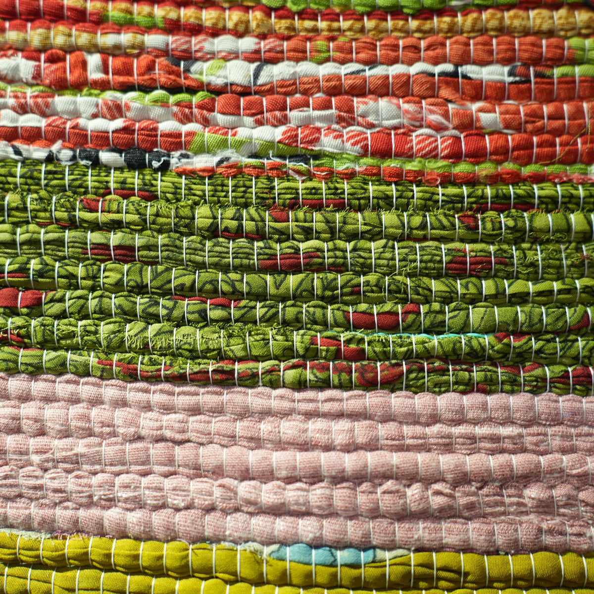 SCRAP FABRIC RUG D