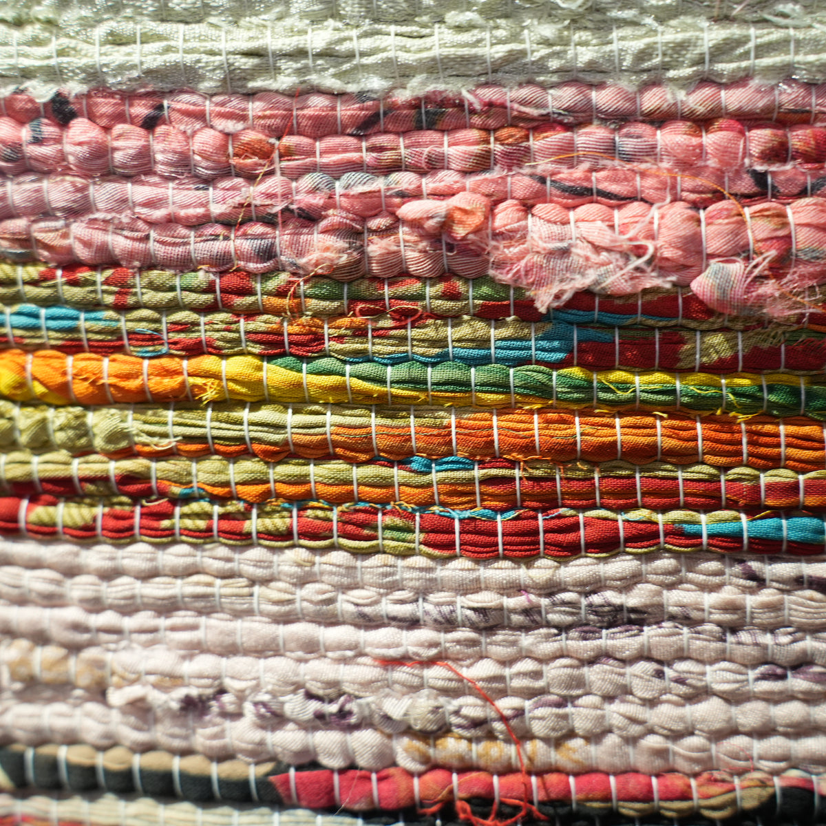 SCRAP FABRIC RUG D