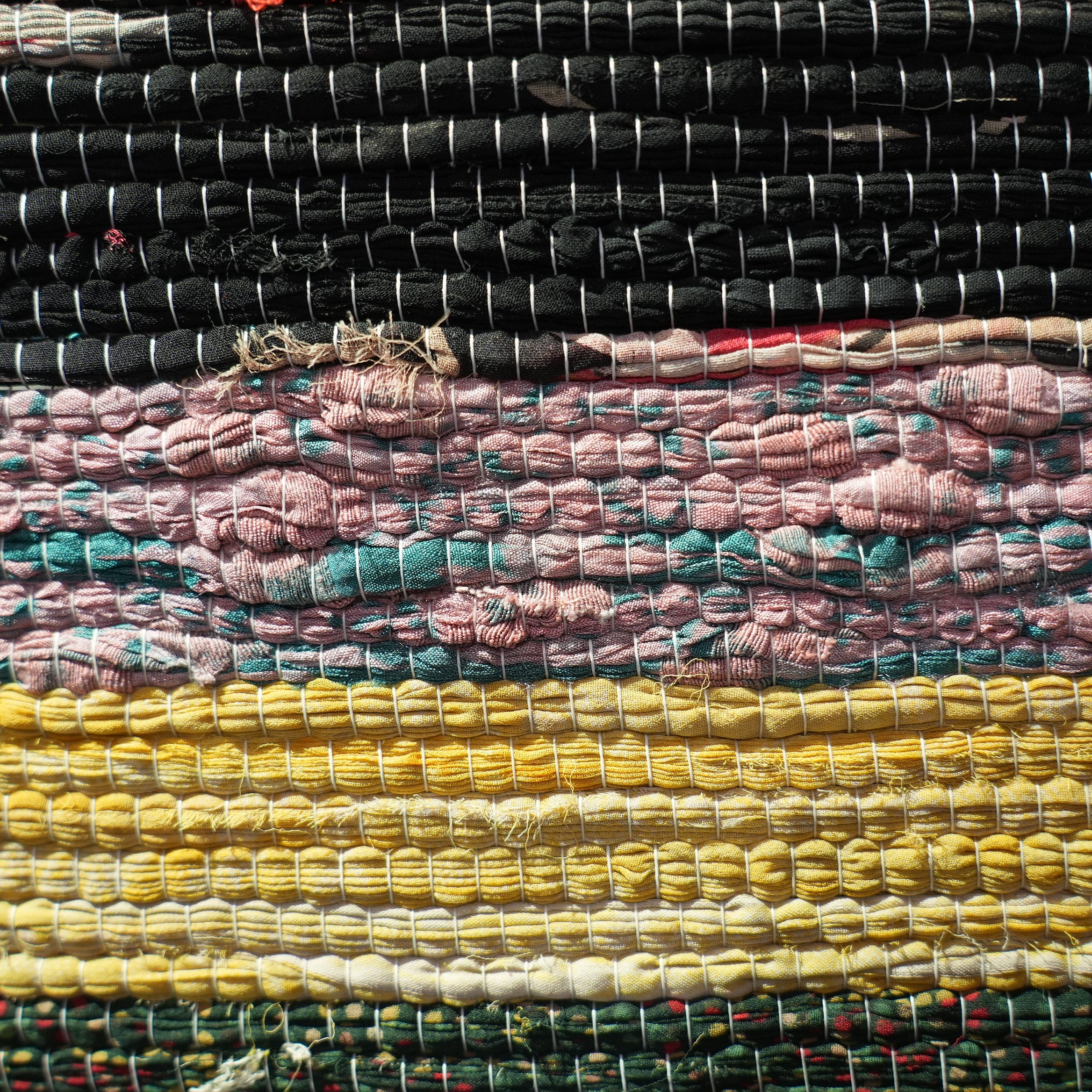 SCRAP FABRIC RUG D