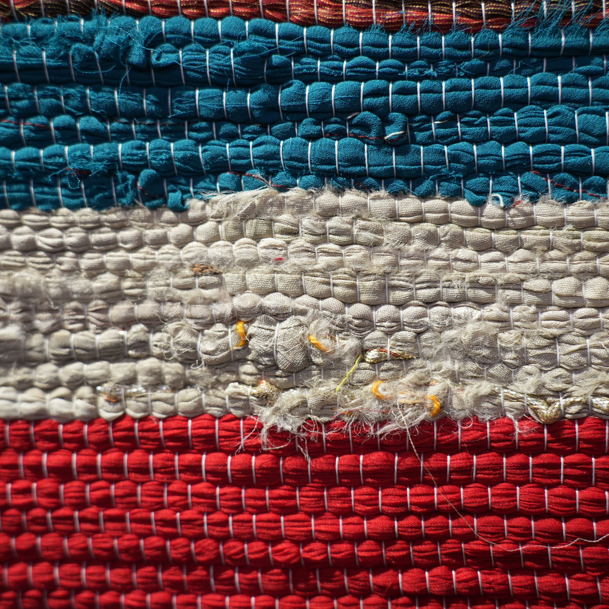SCRAP FABRIC RUG D