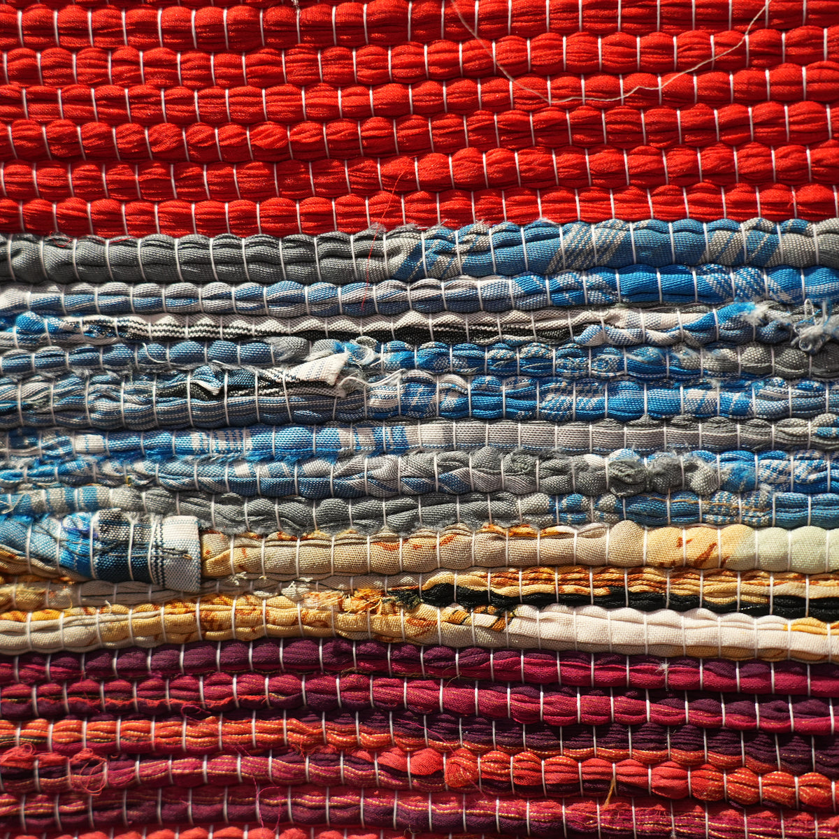 SCRAP FABRIC RUG D