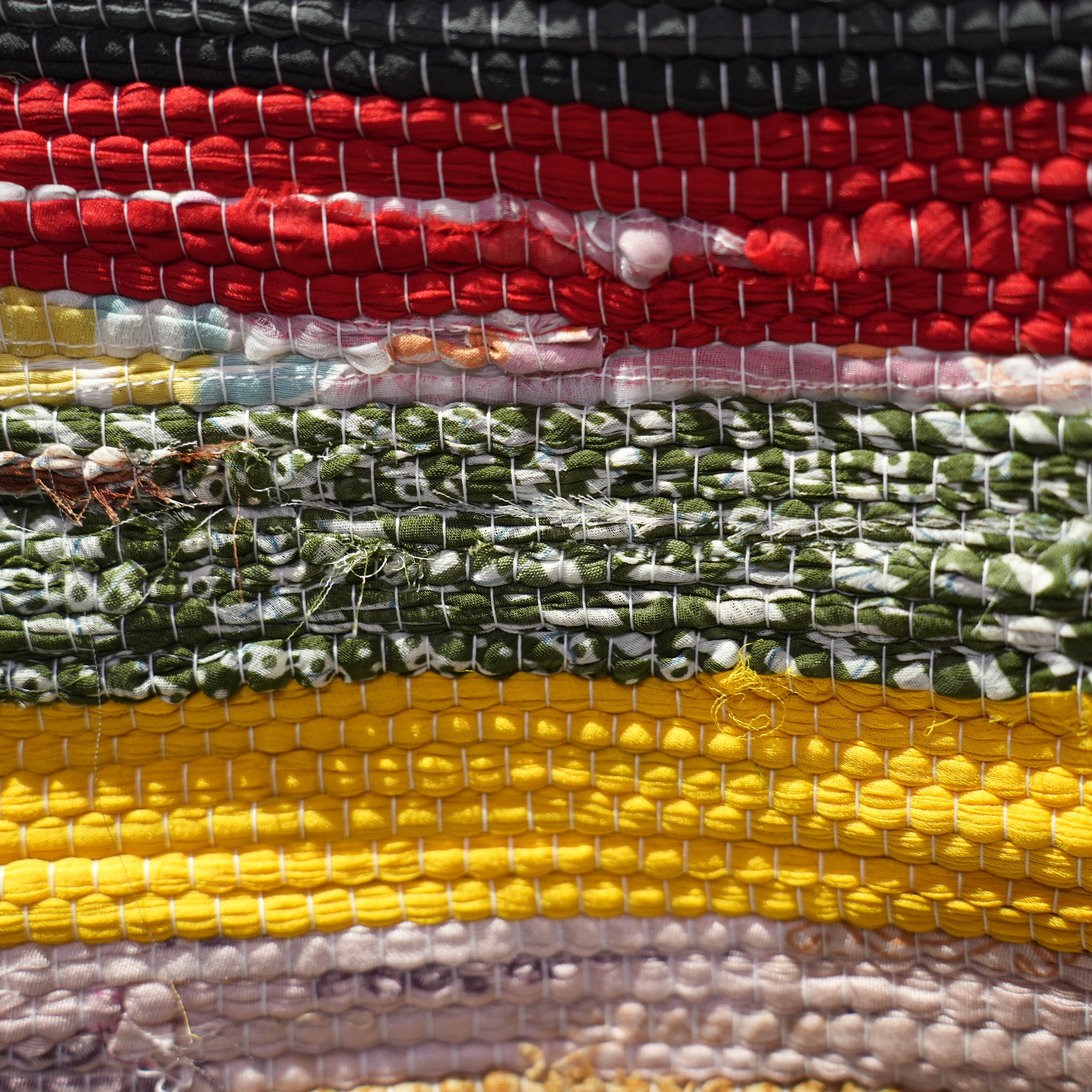 SCRAP FABRIC RUG D