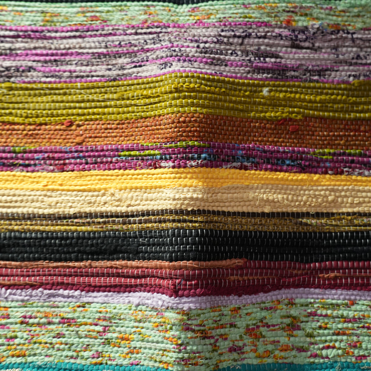 SCRAP FABRIC RUG E