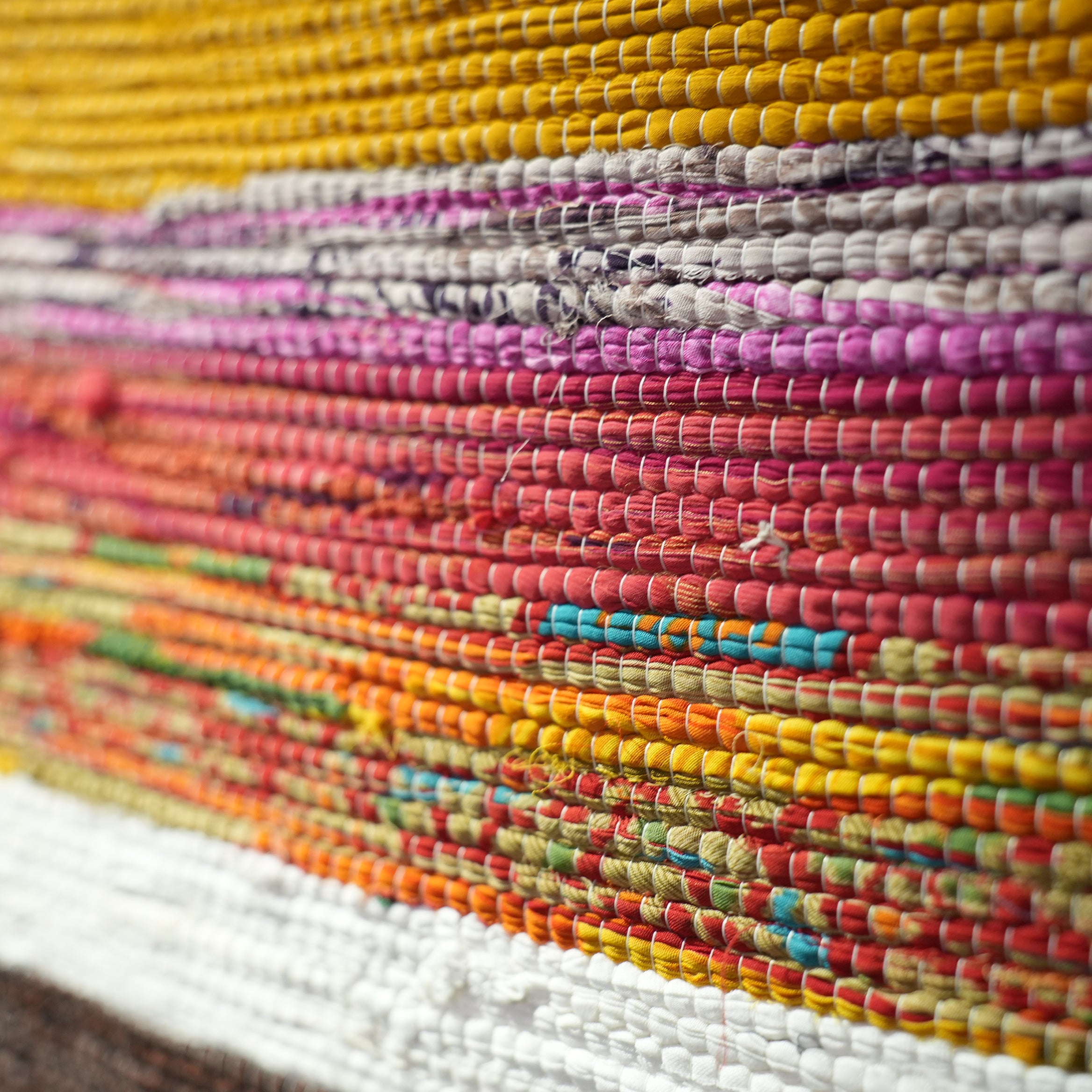 SCRAP FABRIC RUG E