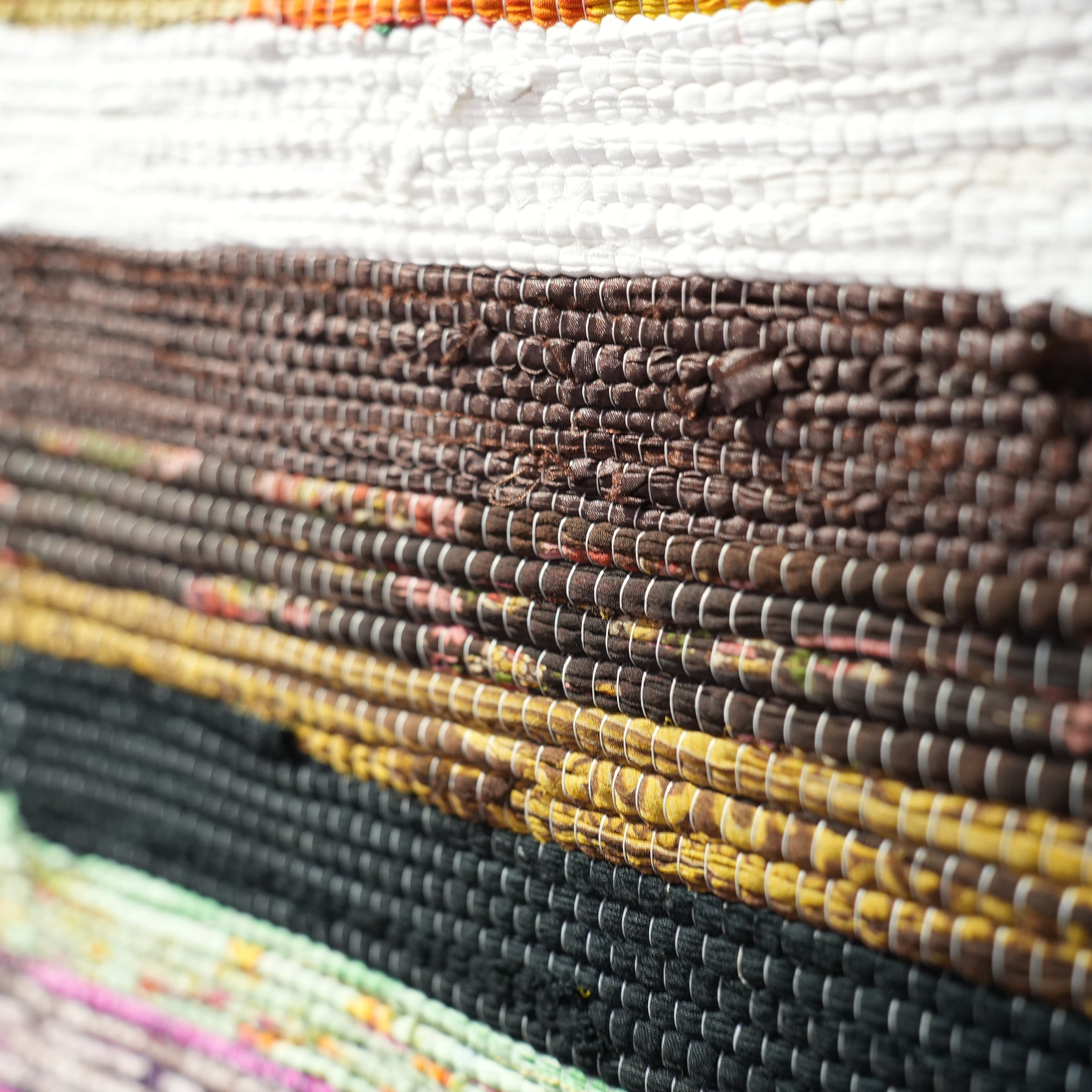SCRAP FABRIC RUG E