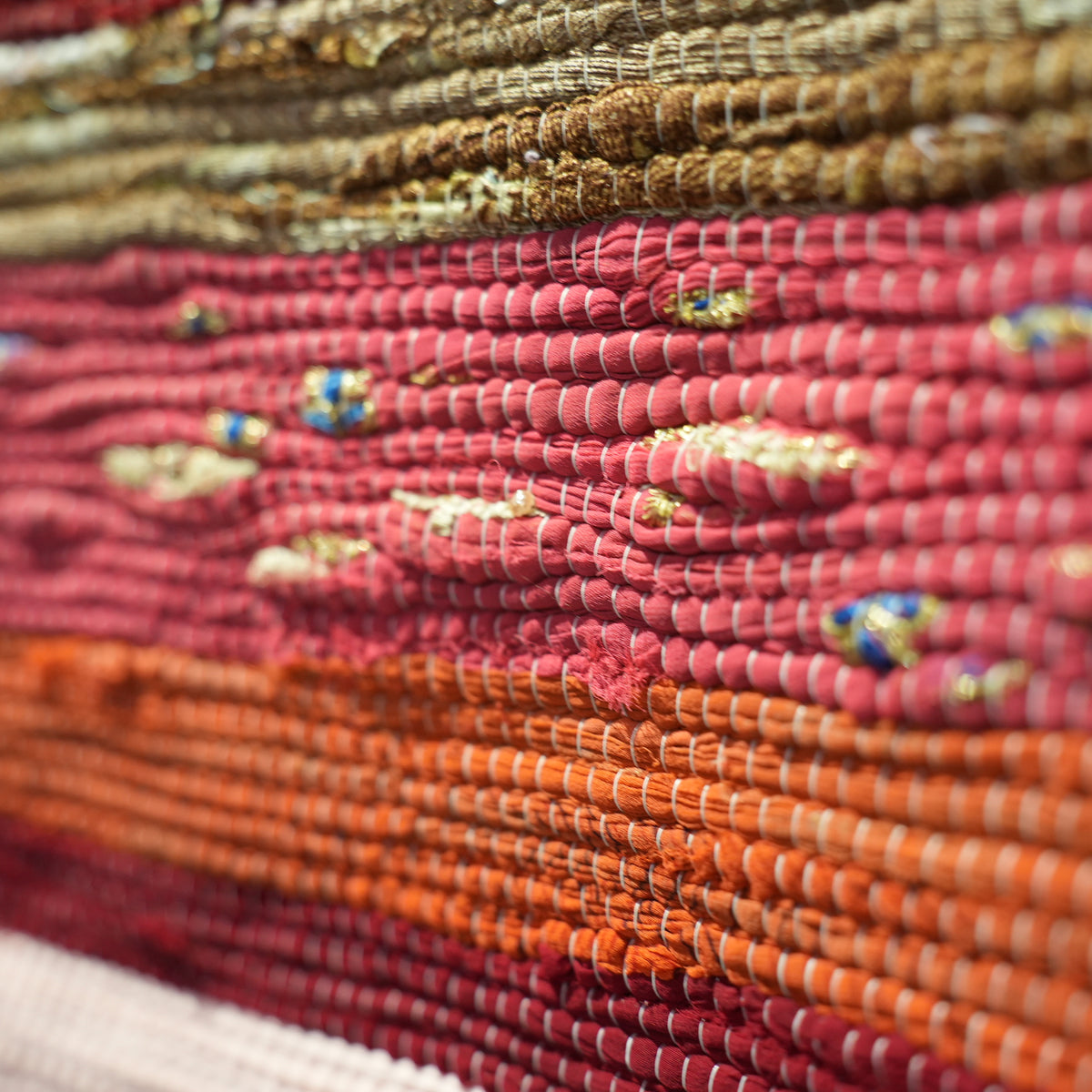 SCRAP FABRIC RUG E