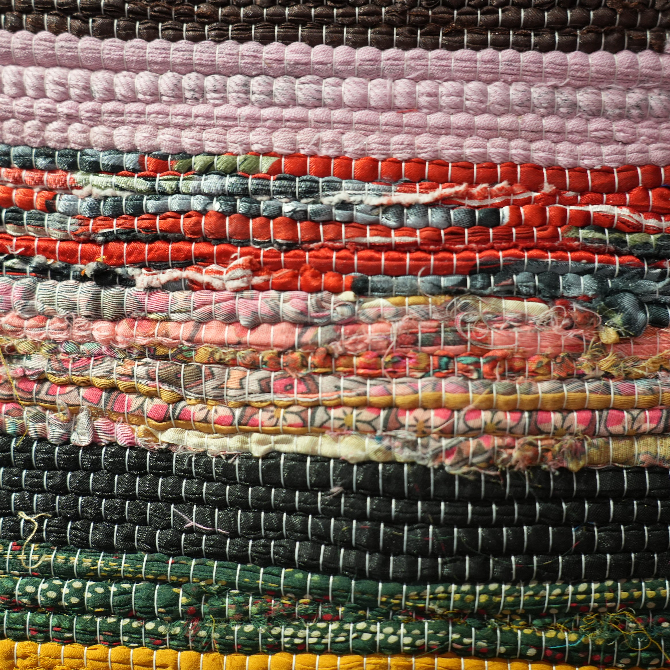 SCRAP FABRIC RUG E