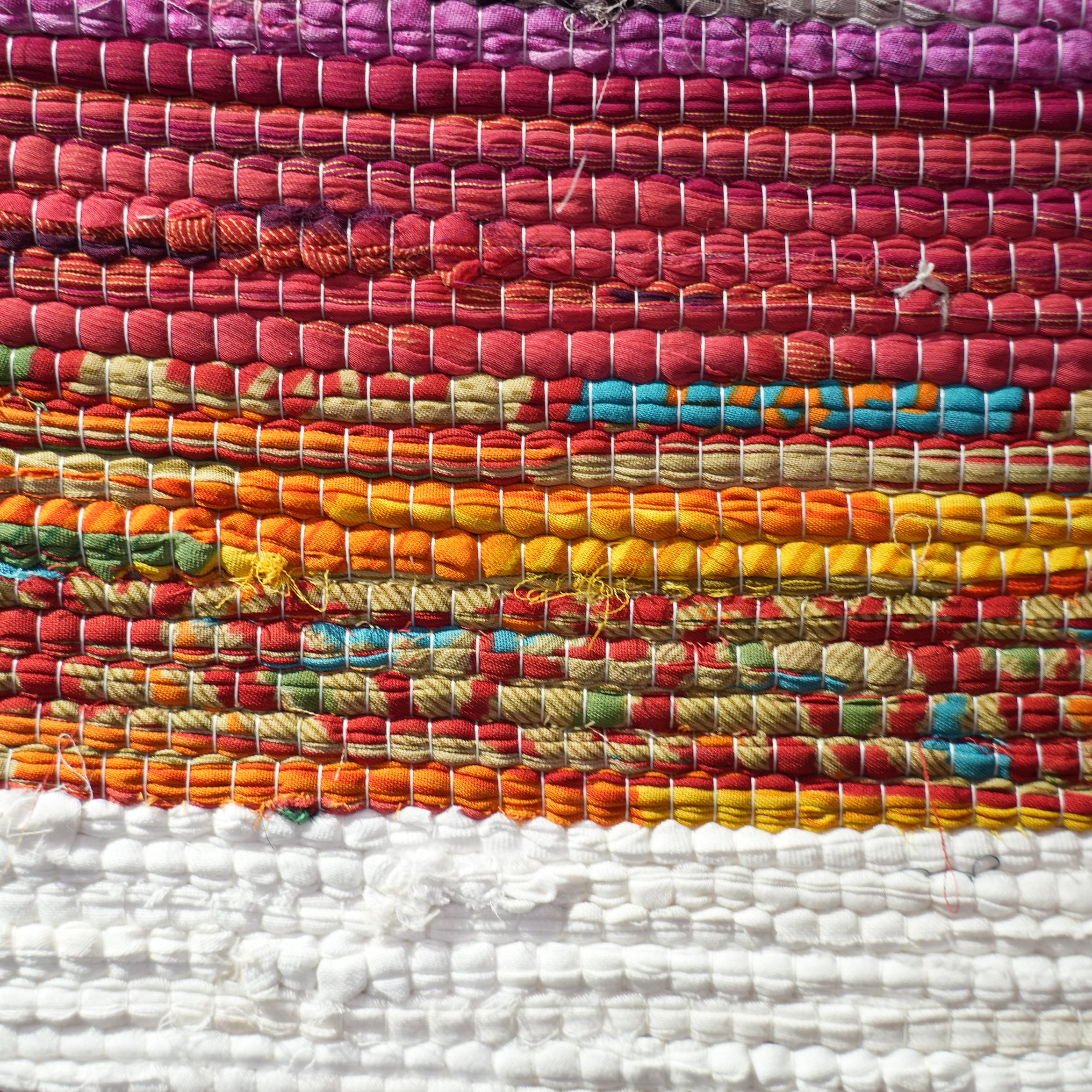 SCRAP FABRIC RUG E