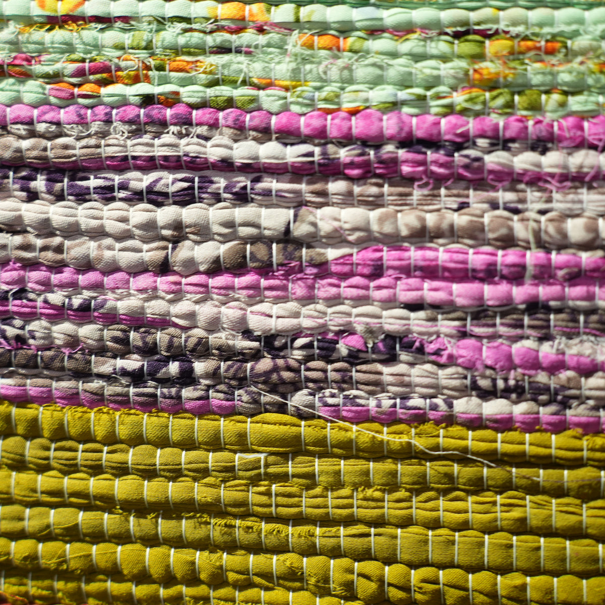 SCRAP FABRIC RUG E