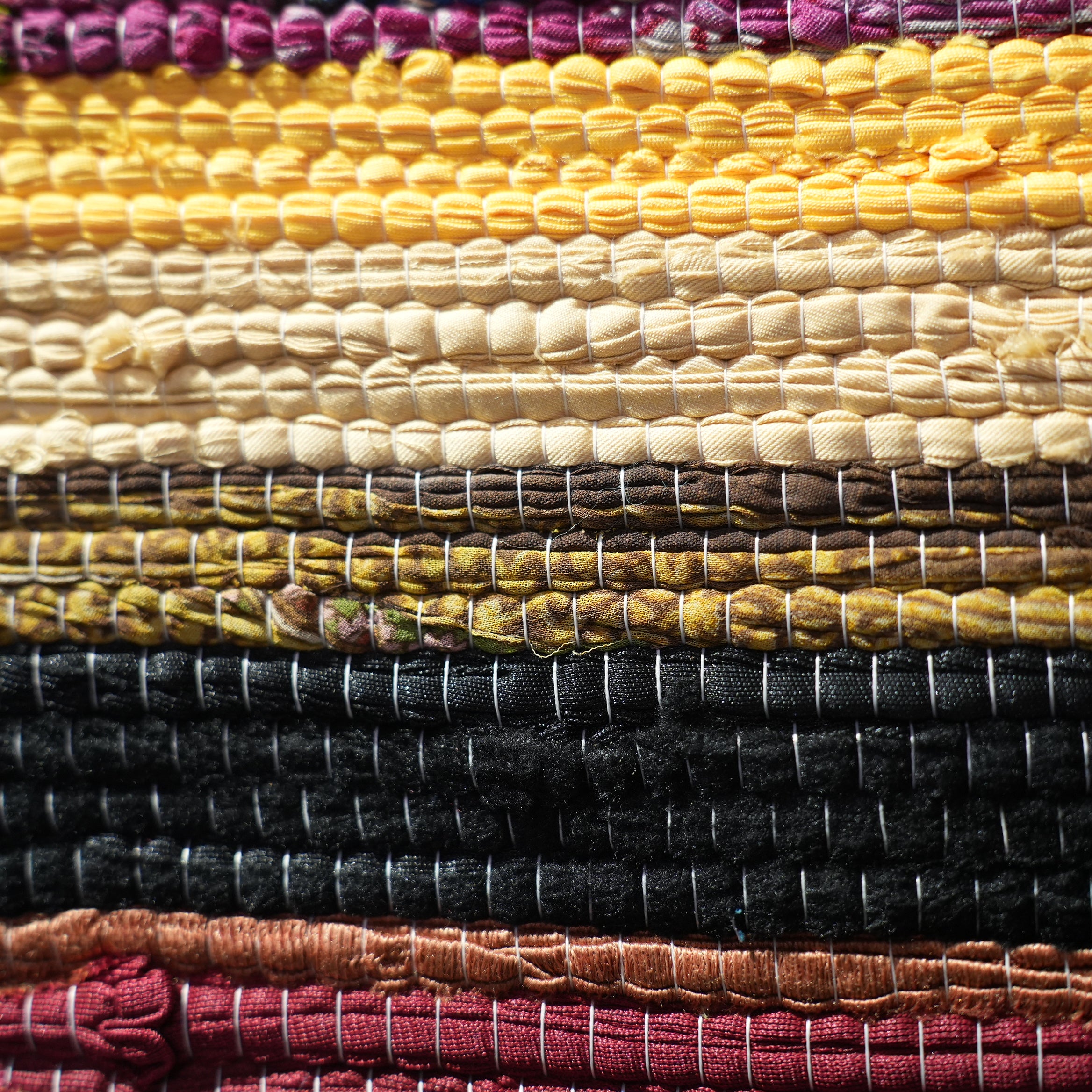 SCRAP FABRIC RUG E