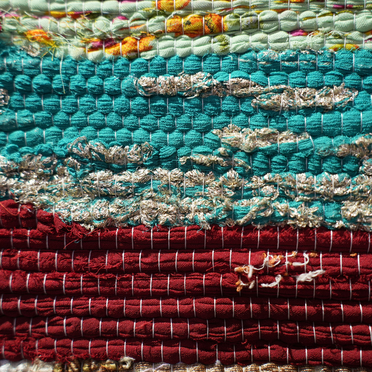 SCRAP FABRIC RUG E