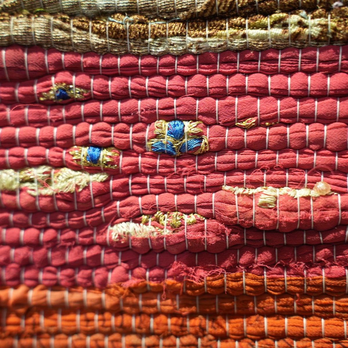 SCRAP FABRIC RUG E