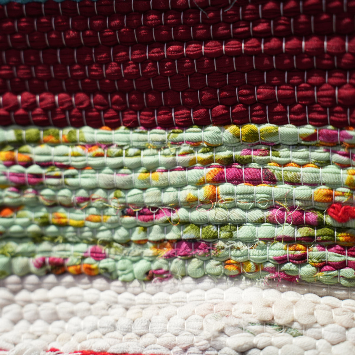 SCRAP FABRIC RUG E