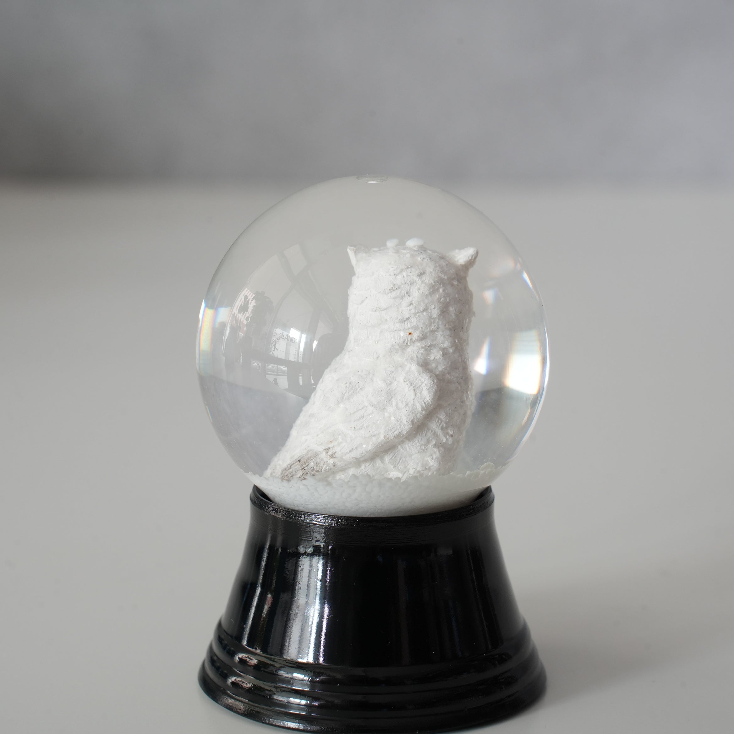 PERZY スノーグローブ 45mm Snow owl
