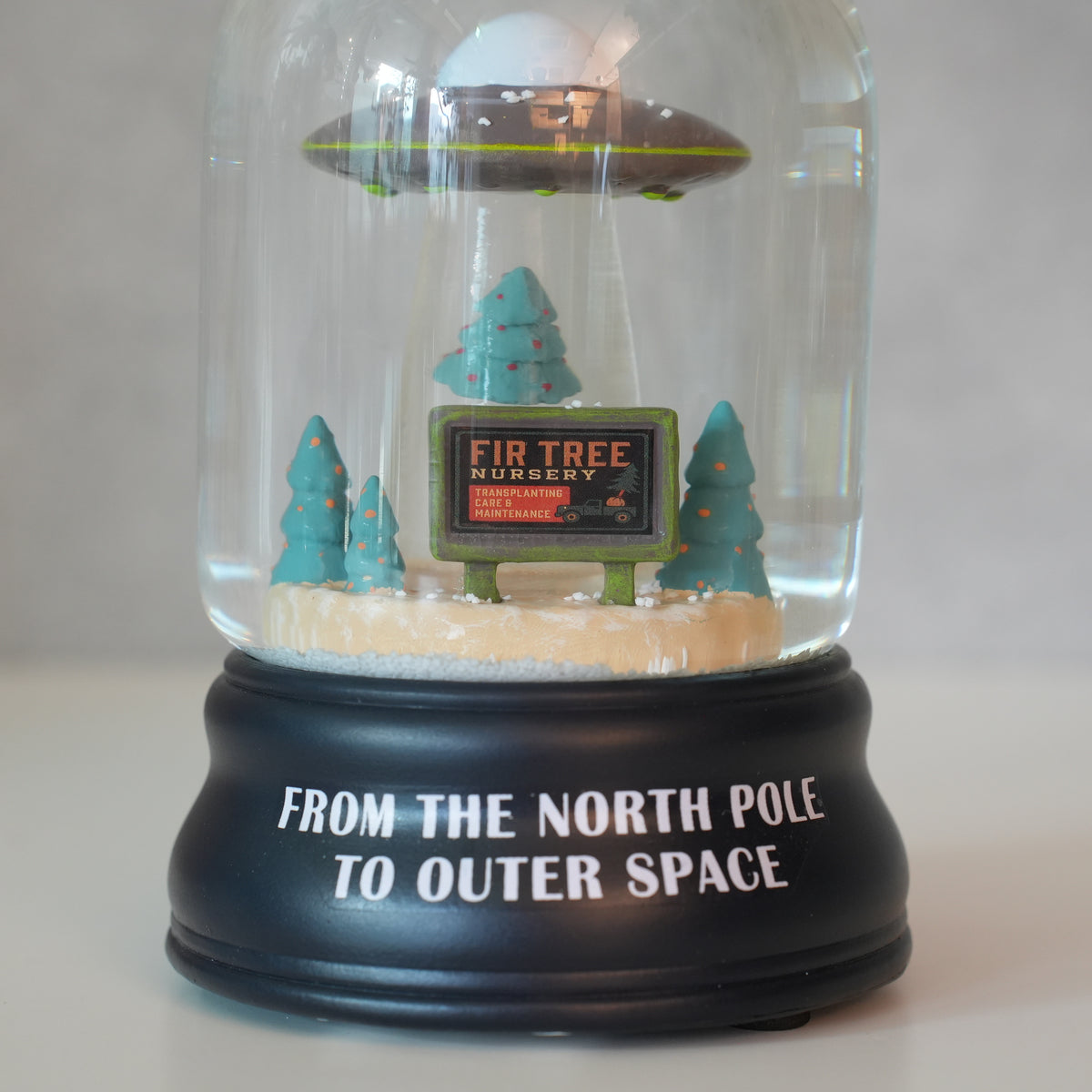 WATER GLOBE TO OUTER SPACE