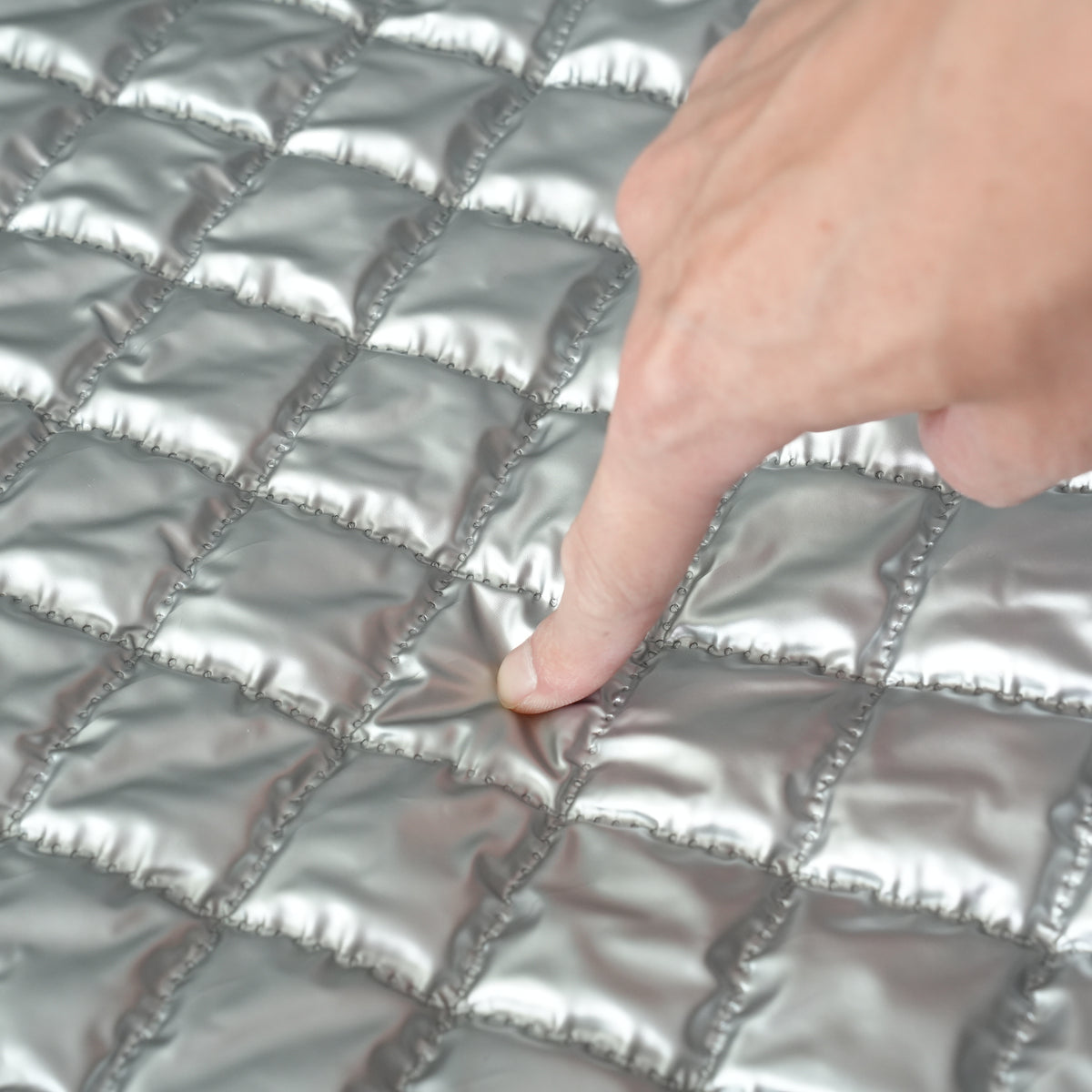 Metallic Bag Puffy