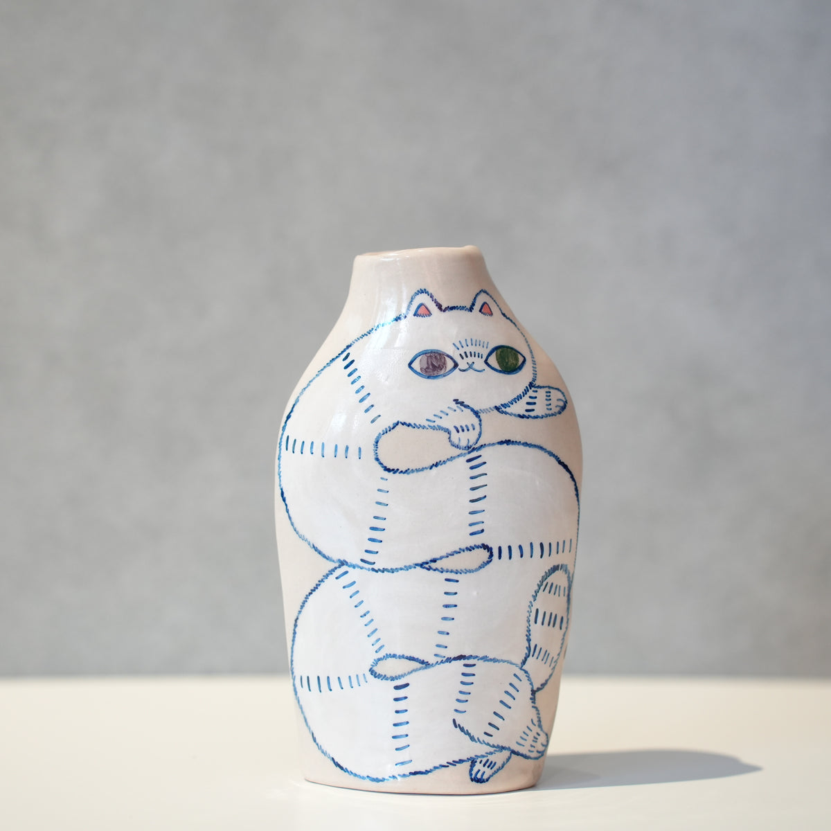 Cat Flower Vase　C