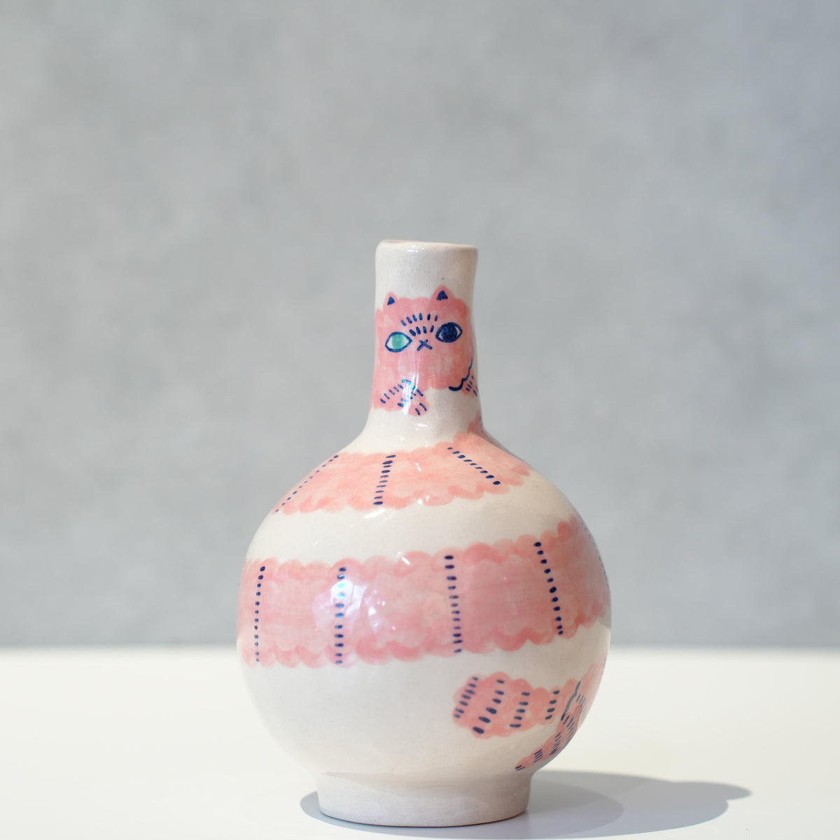 Cat Flower Vase　E