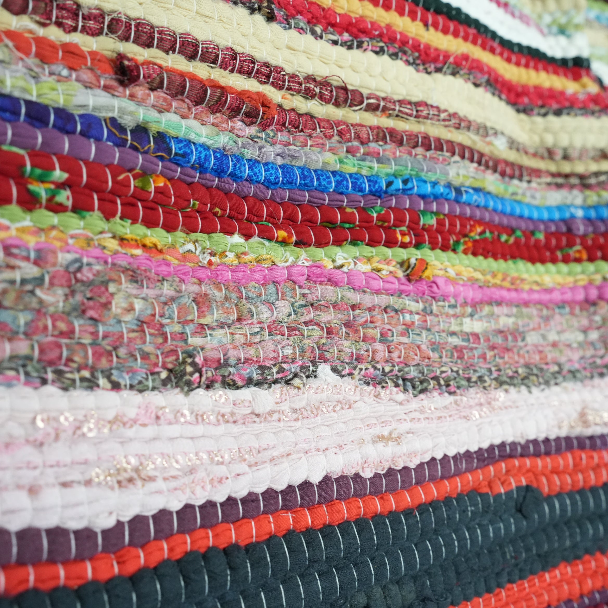 SCRAP FABRIC RUG C