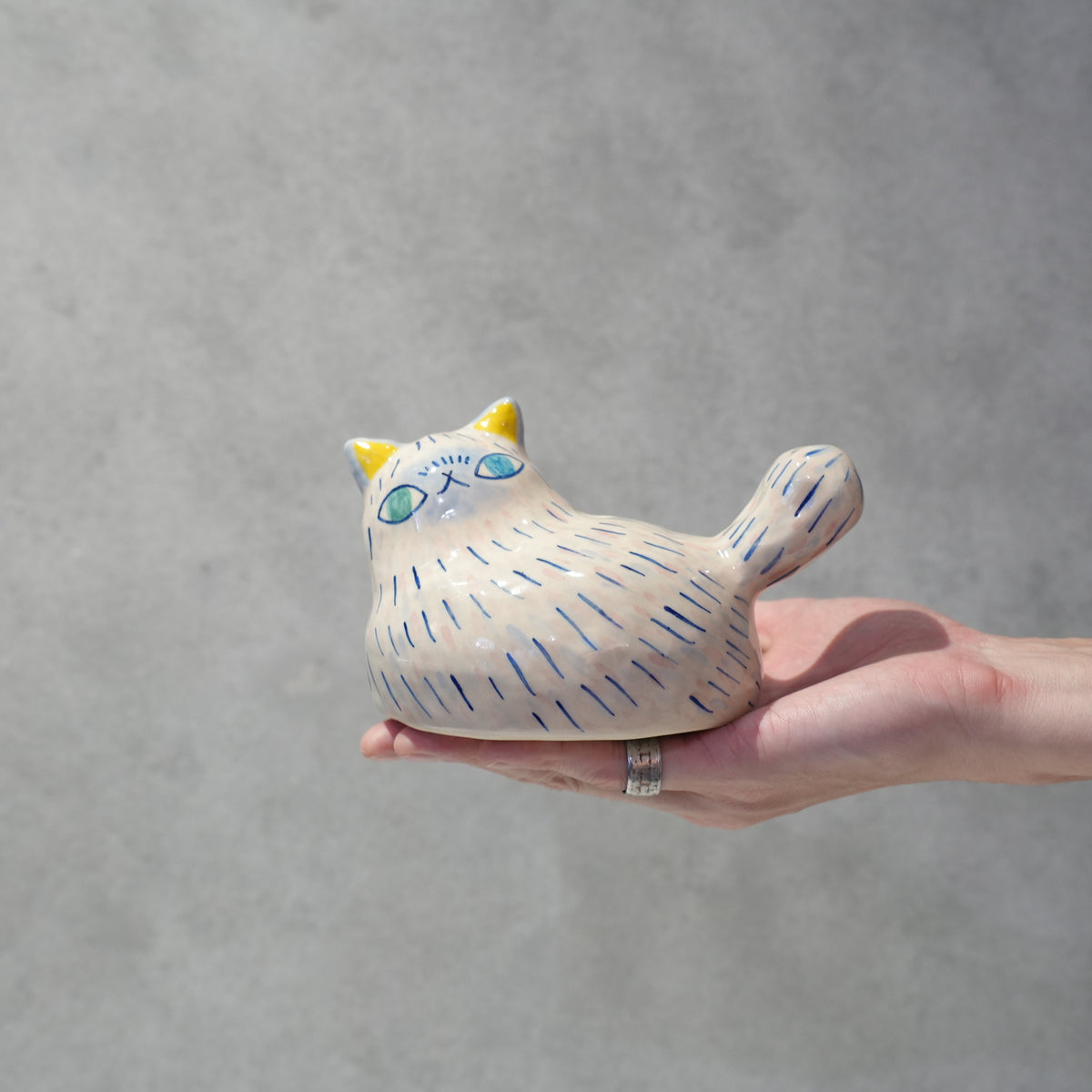 Cat Flower Vase　G