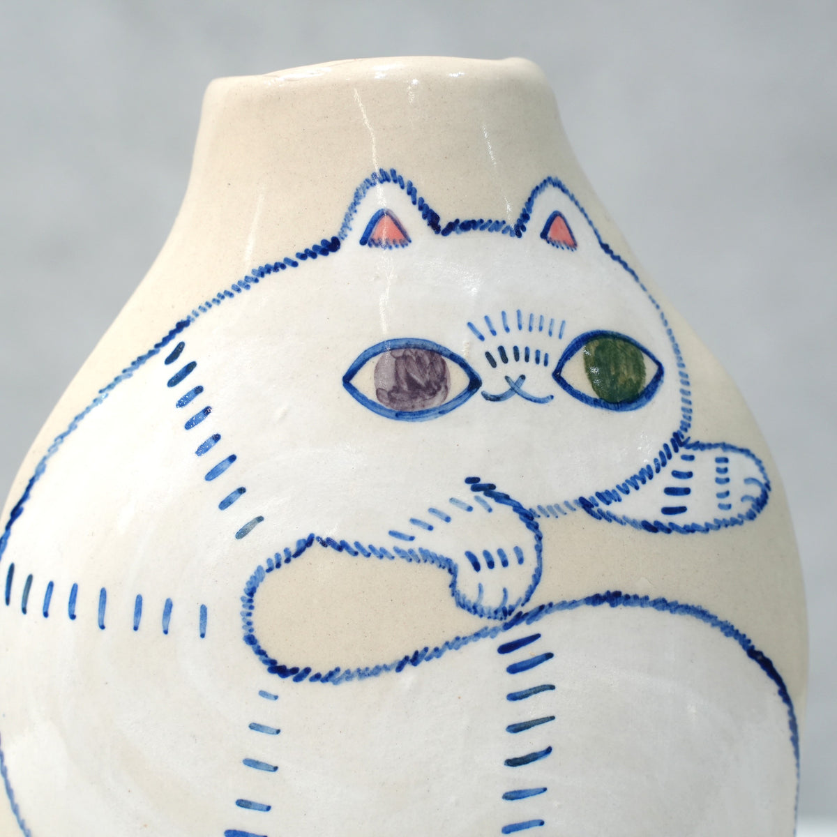 Cat Flower Vase　C