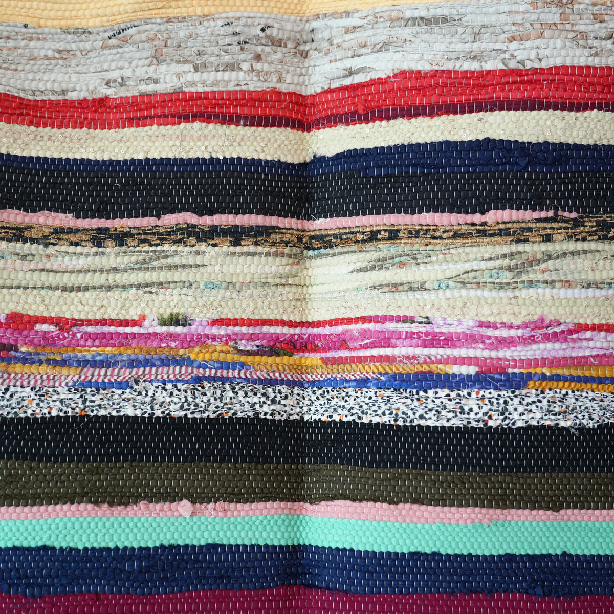 SCRAP FABRIC RUG D