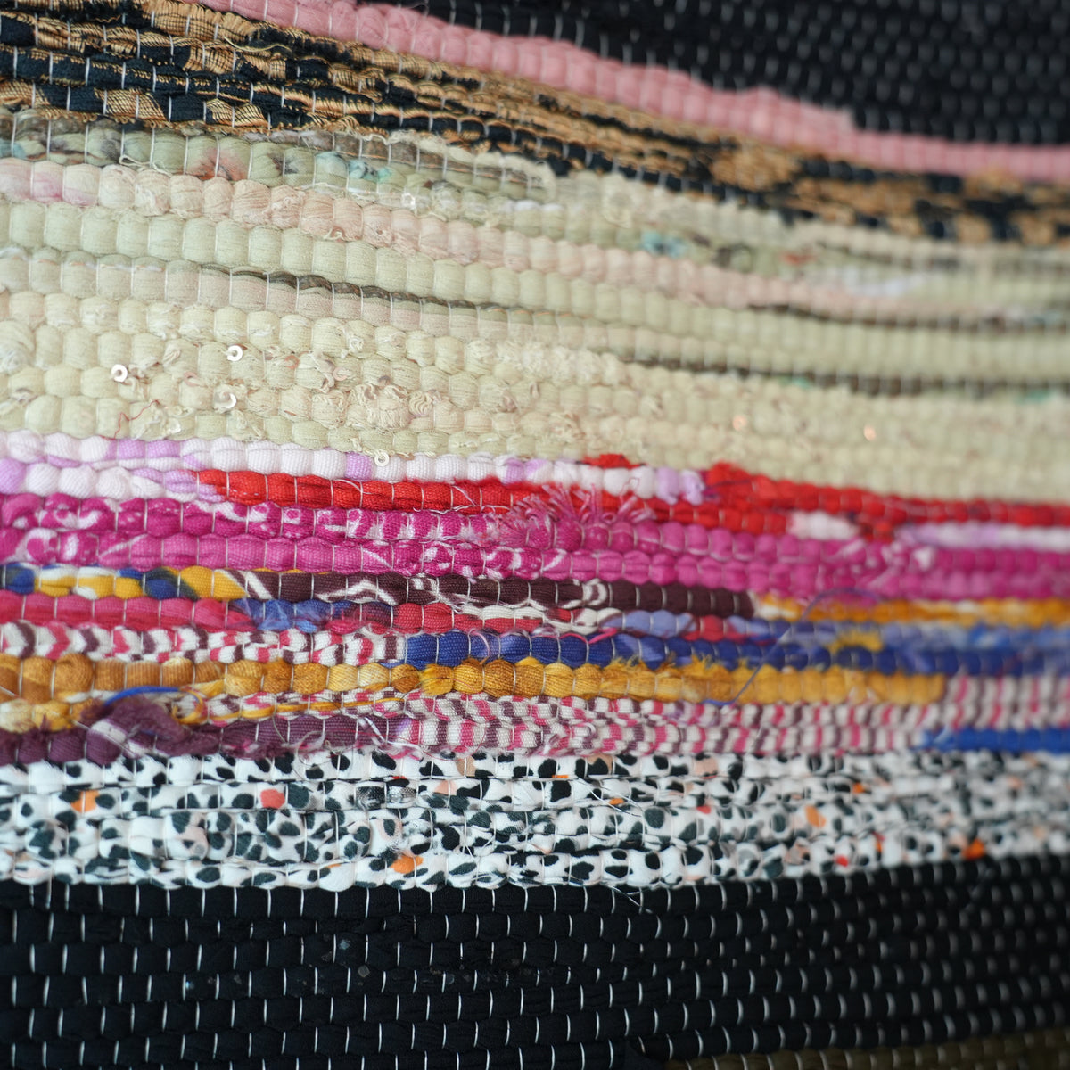 SCRAP FABRIC RUG D