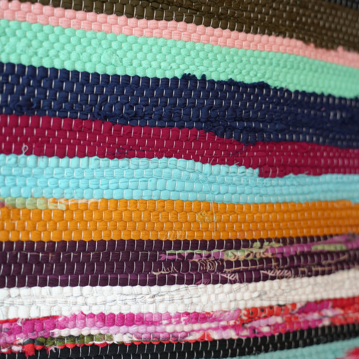 SCRAP FABRIC RUG D