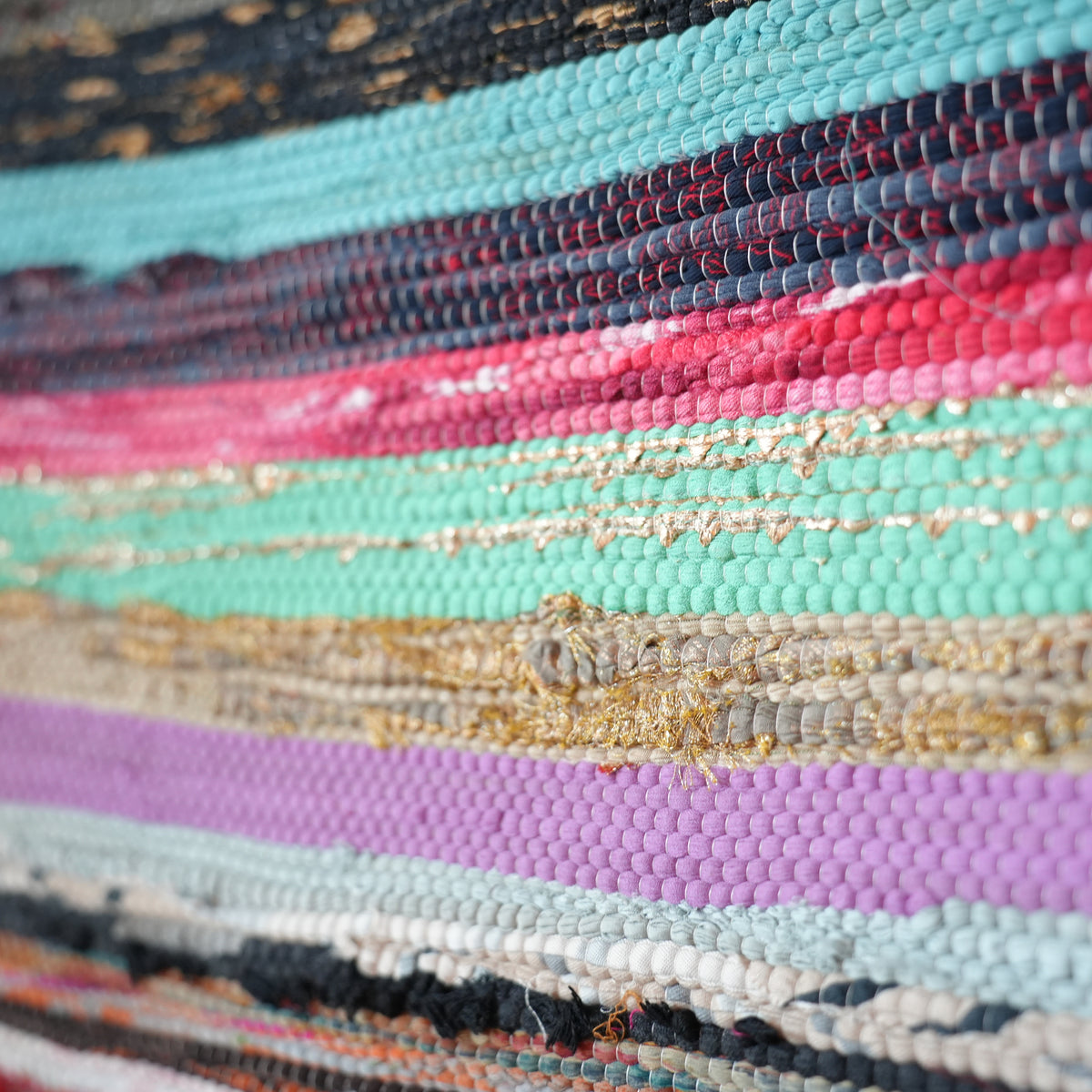 SCRAP FABRIC RUG D