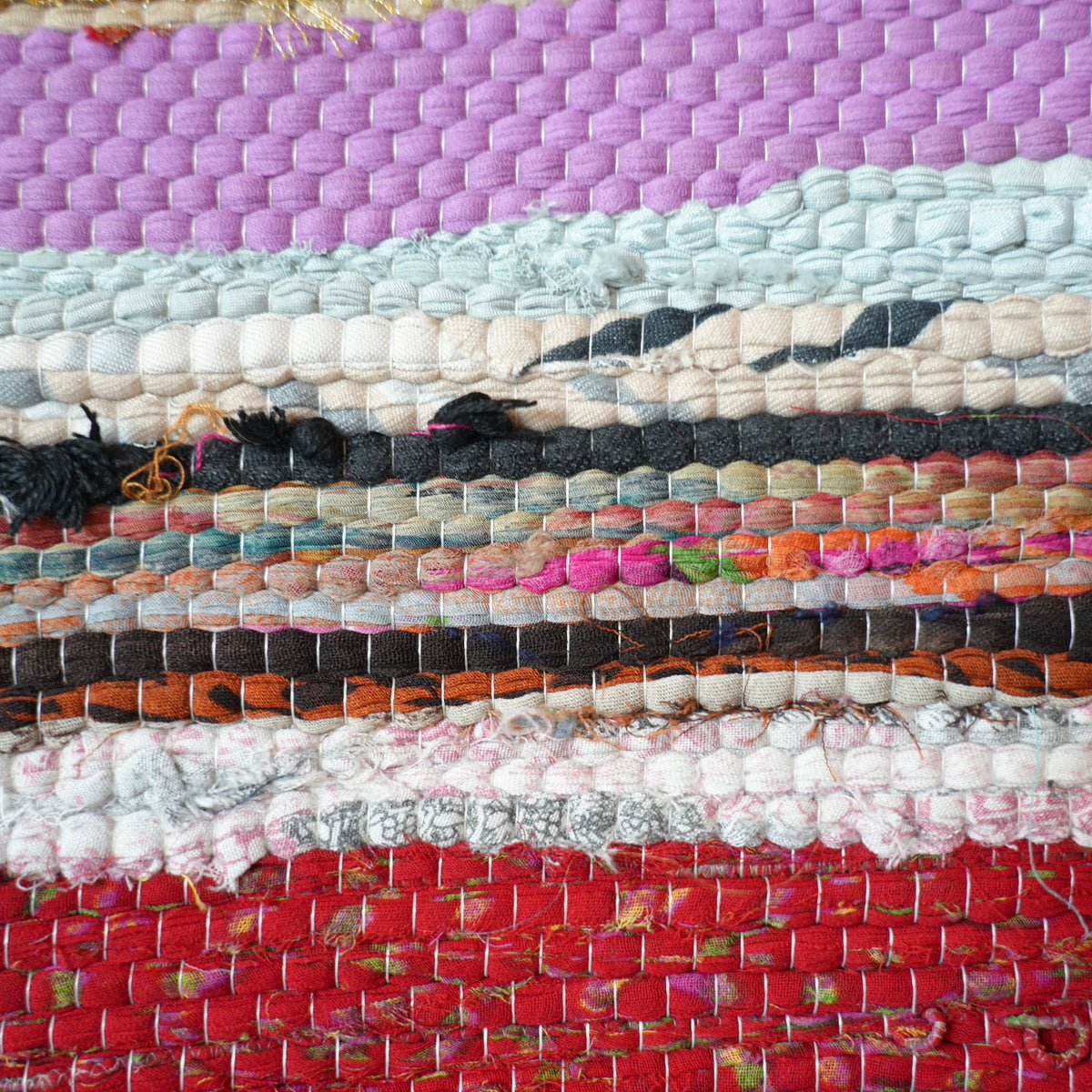 SCRAP FABRIC RUG D