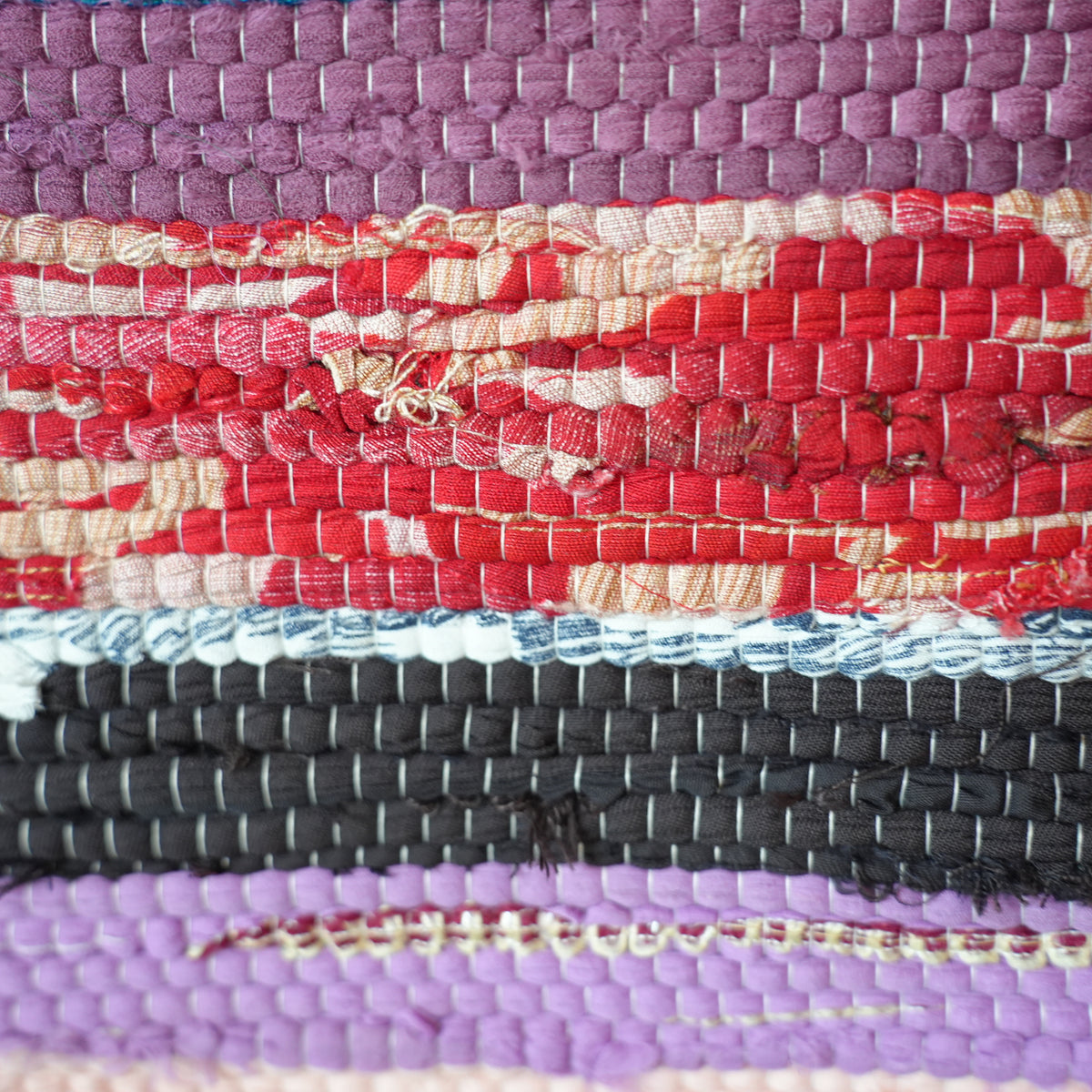 SCRAP FABRIC RUG D