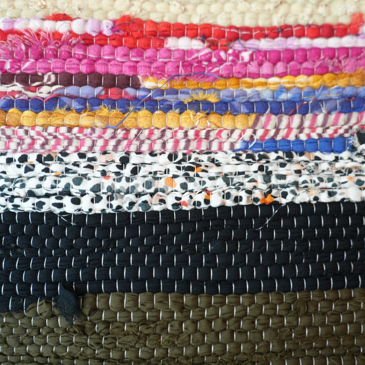 SCRAP FABRIC RUG D