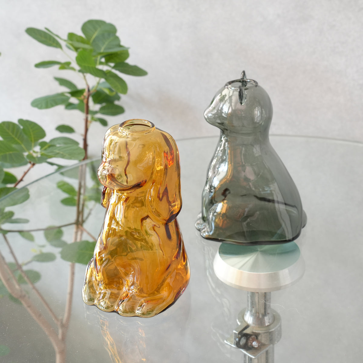 Animal Glass Flower Vase