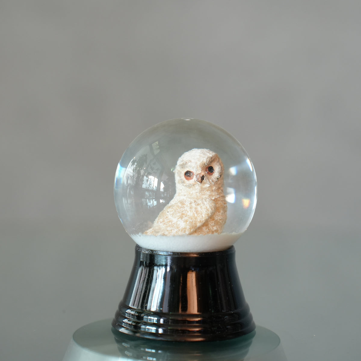 PERZY スノーグローブ 45mm　Snow Owl