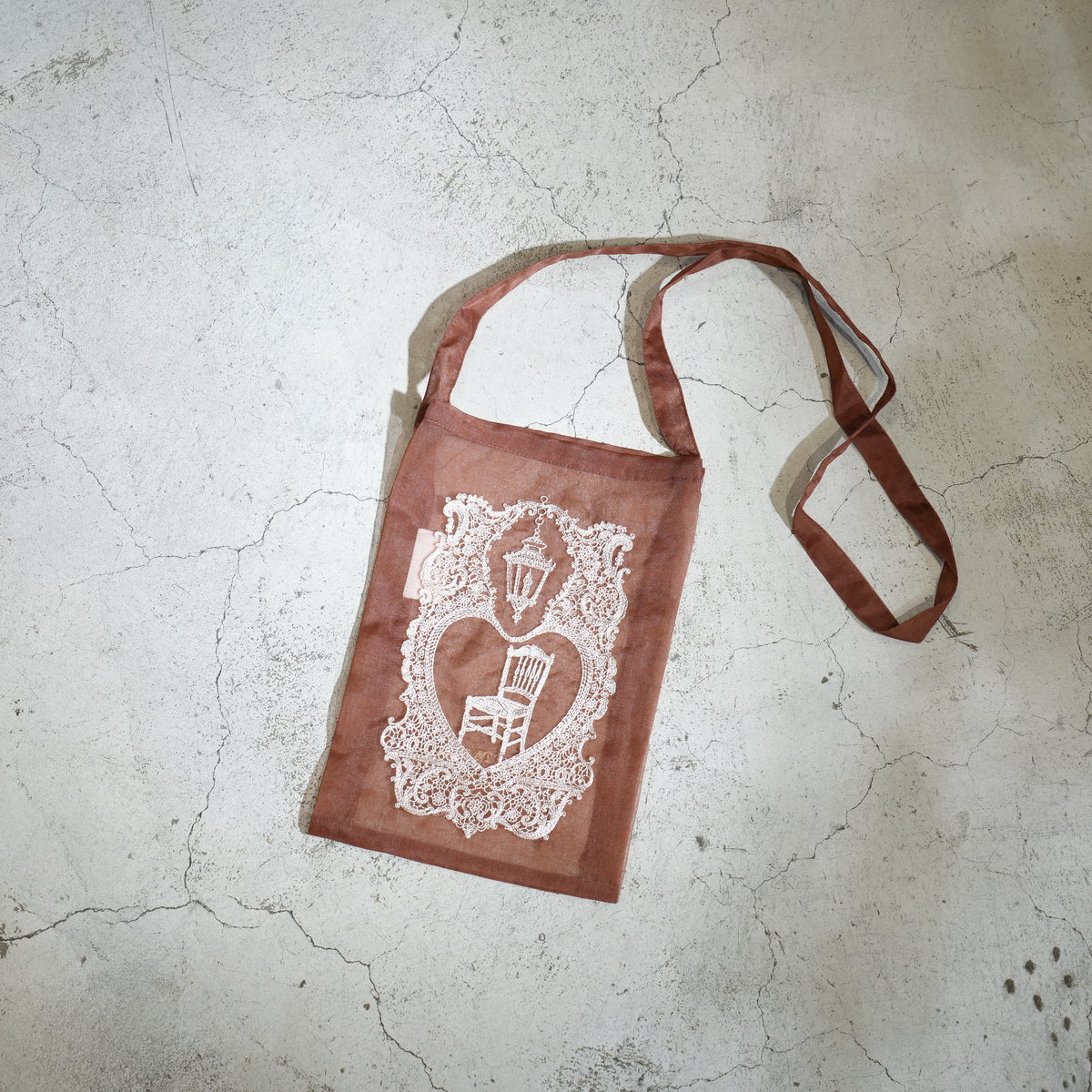 Lace Pouch Chair and Lantern